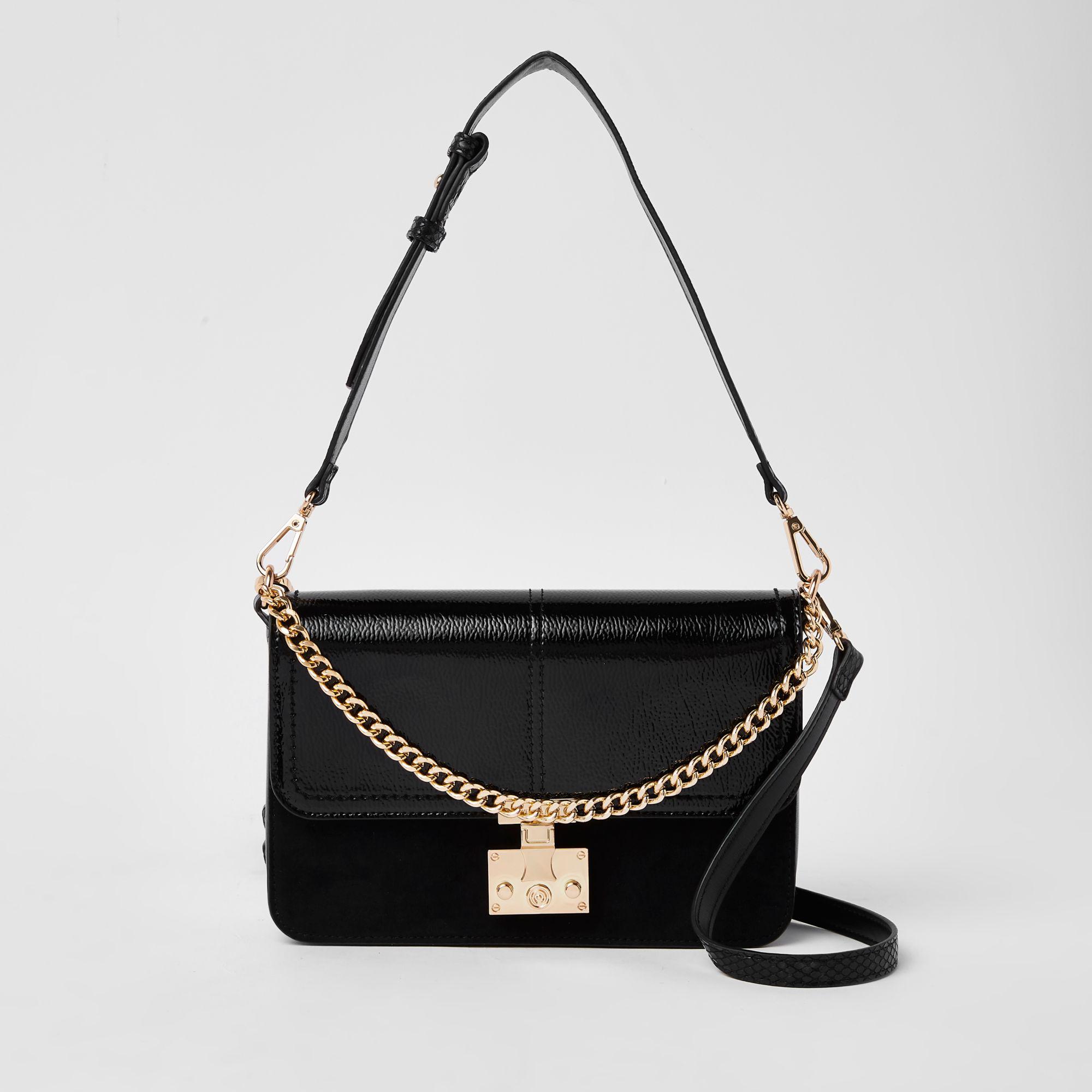 black underarm bag