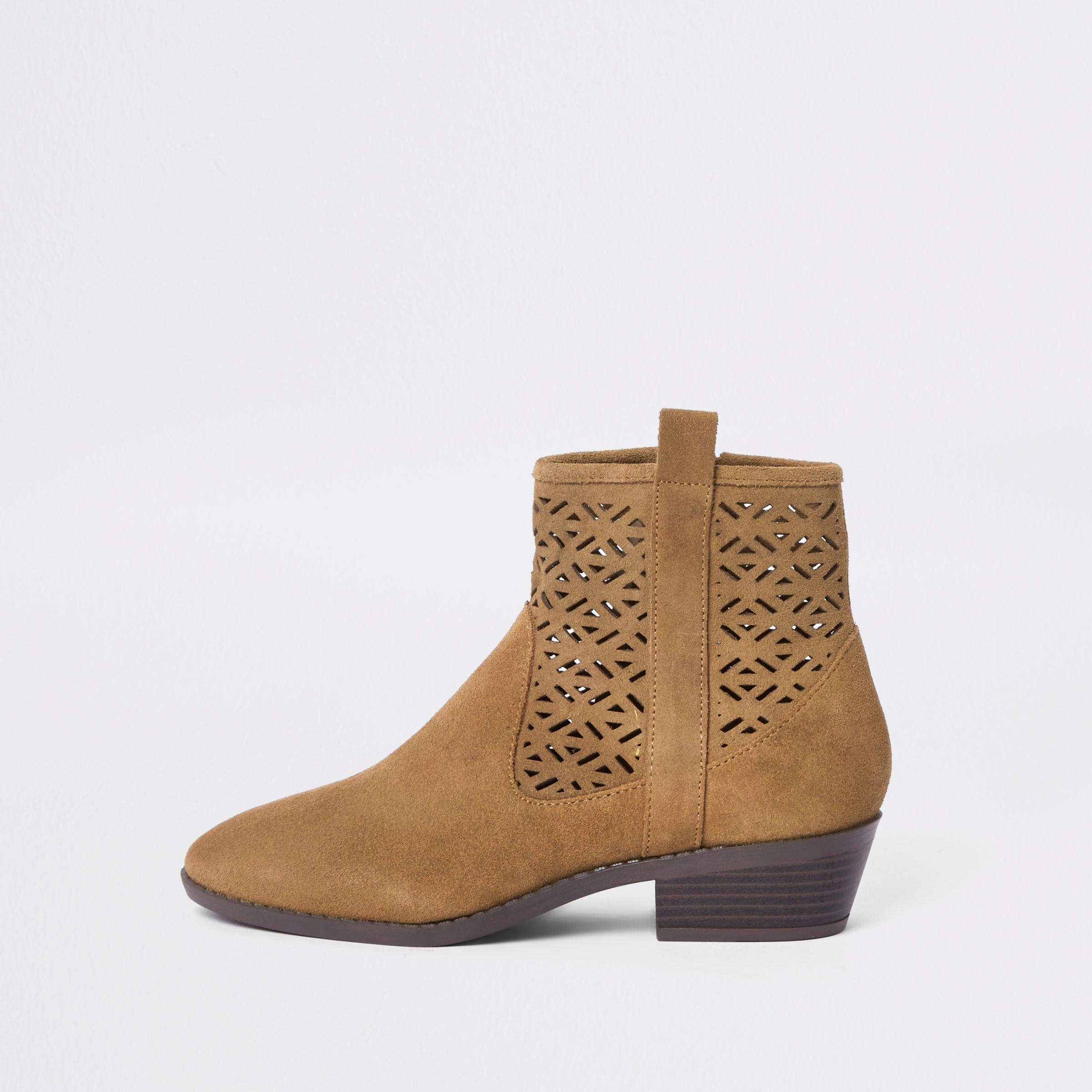 river island tan heels