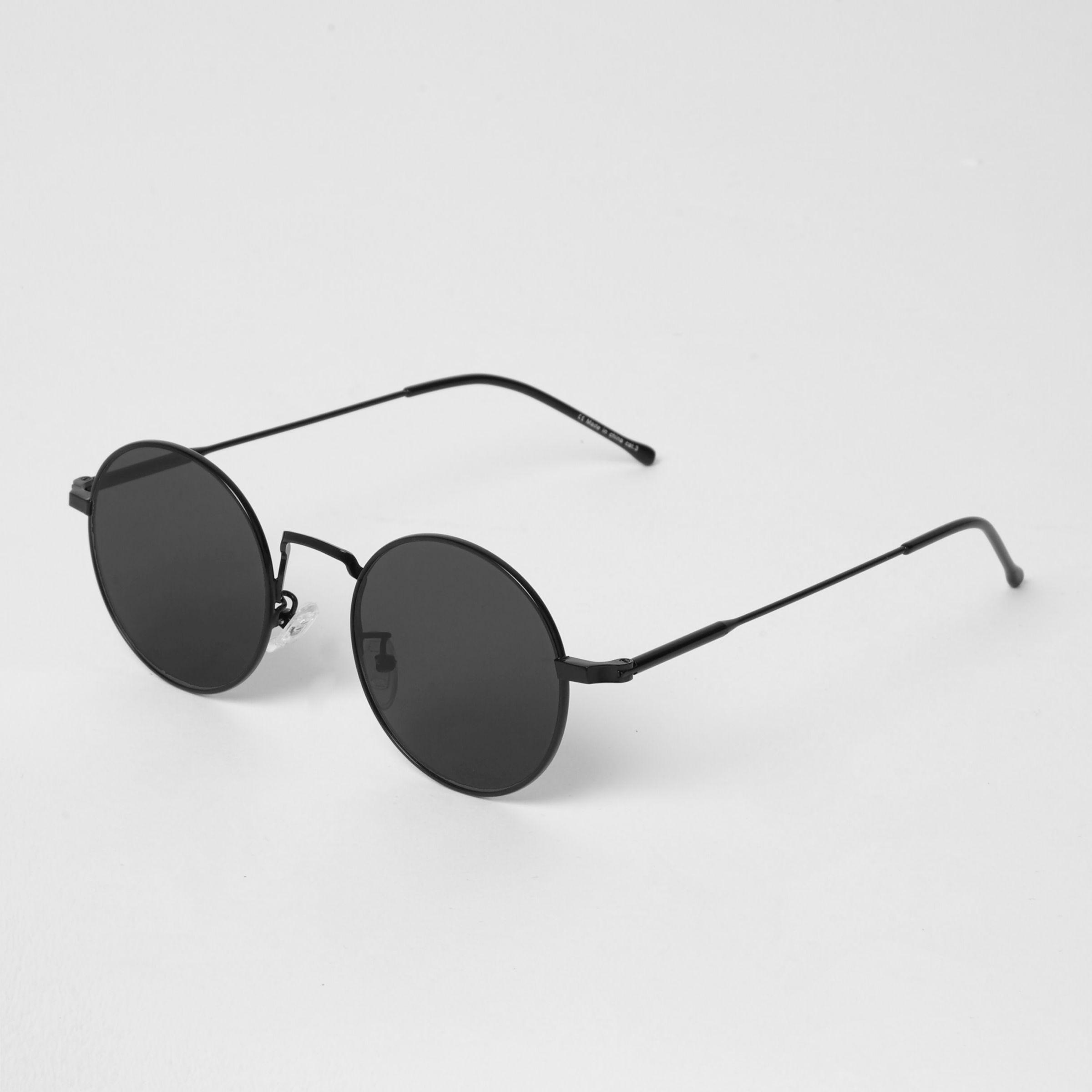 round flat sunglasses