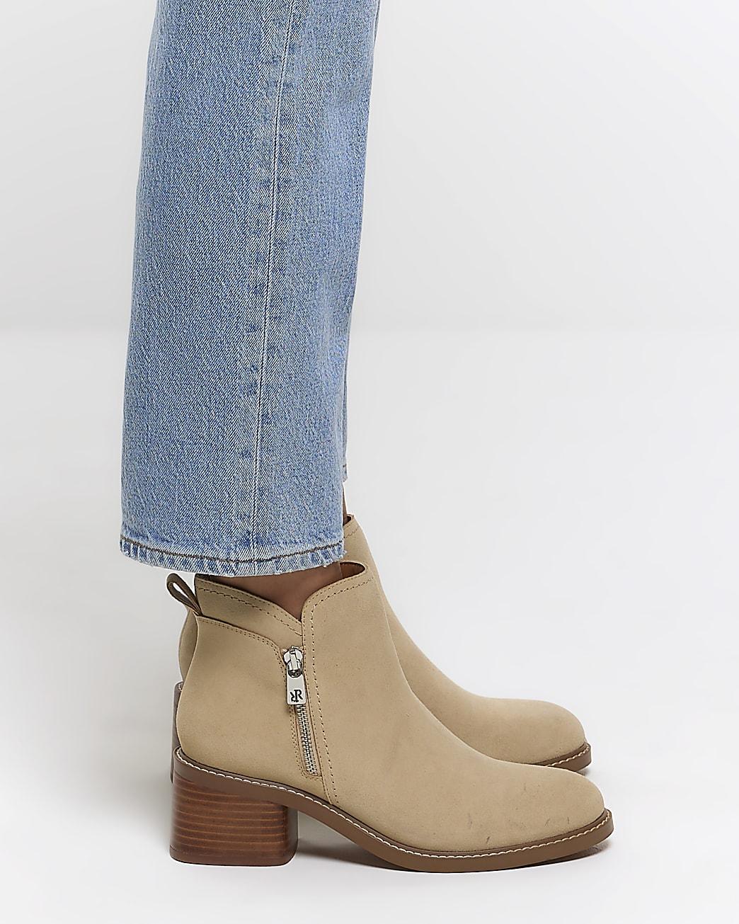 River Island Suede Ankle Boots Clearance | bellvalefarms.com
