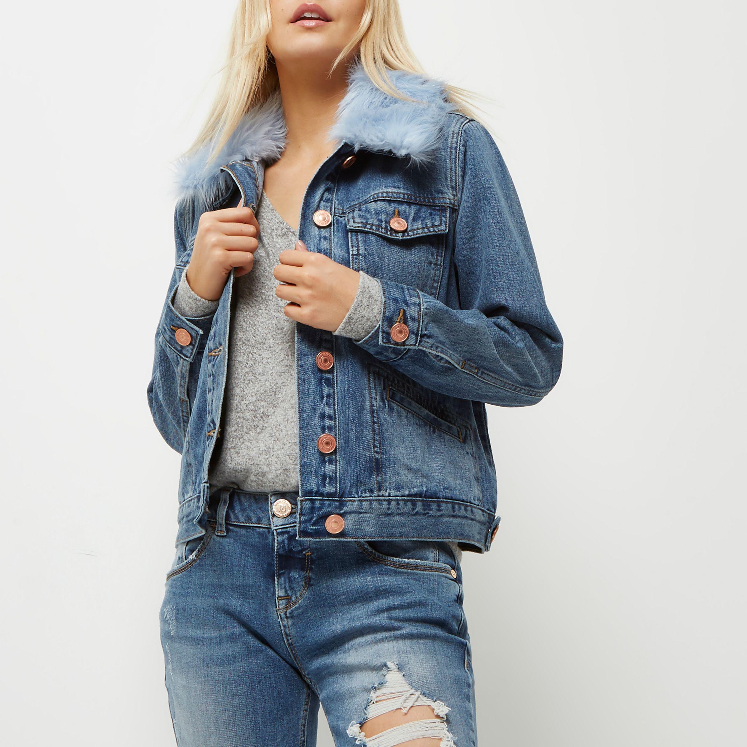 River Island Petite Denim Jacket Deals 