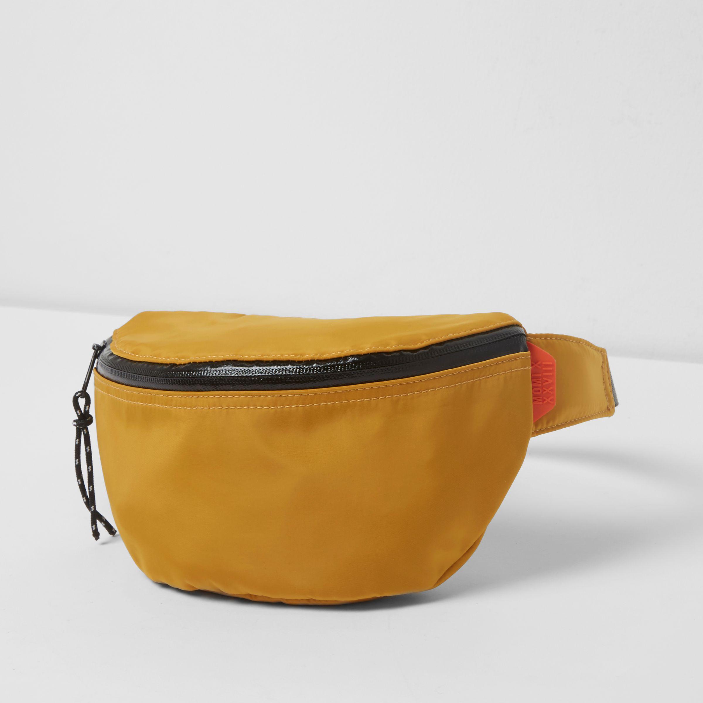 mustard bum bag