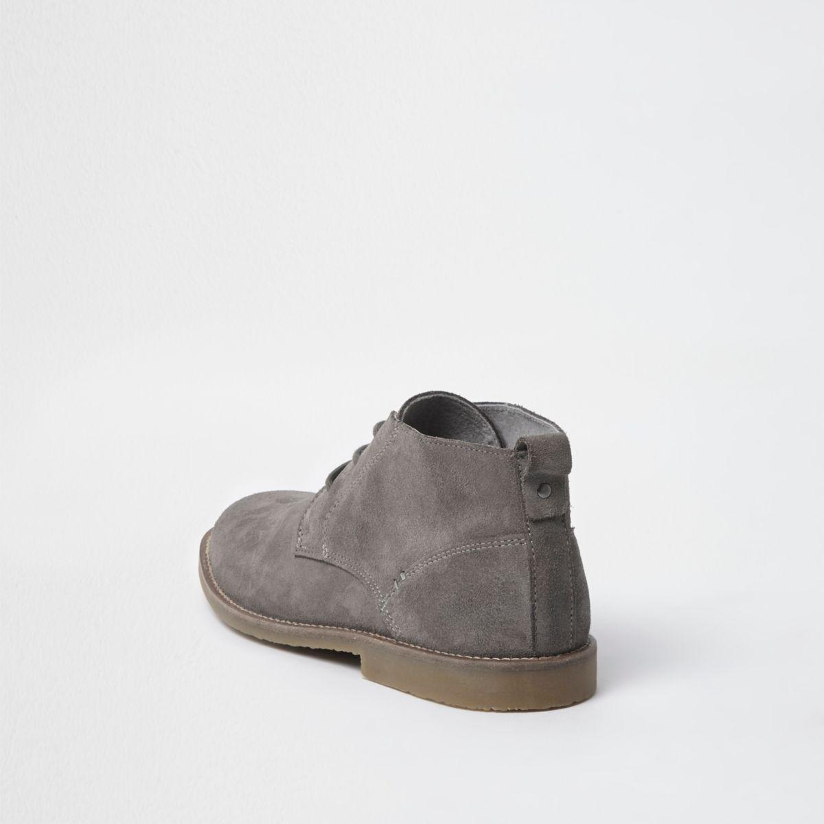 light grey desert boots
