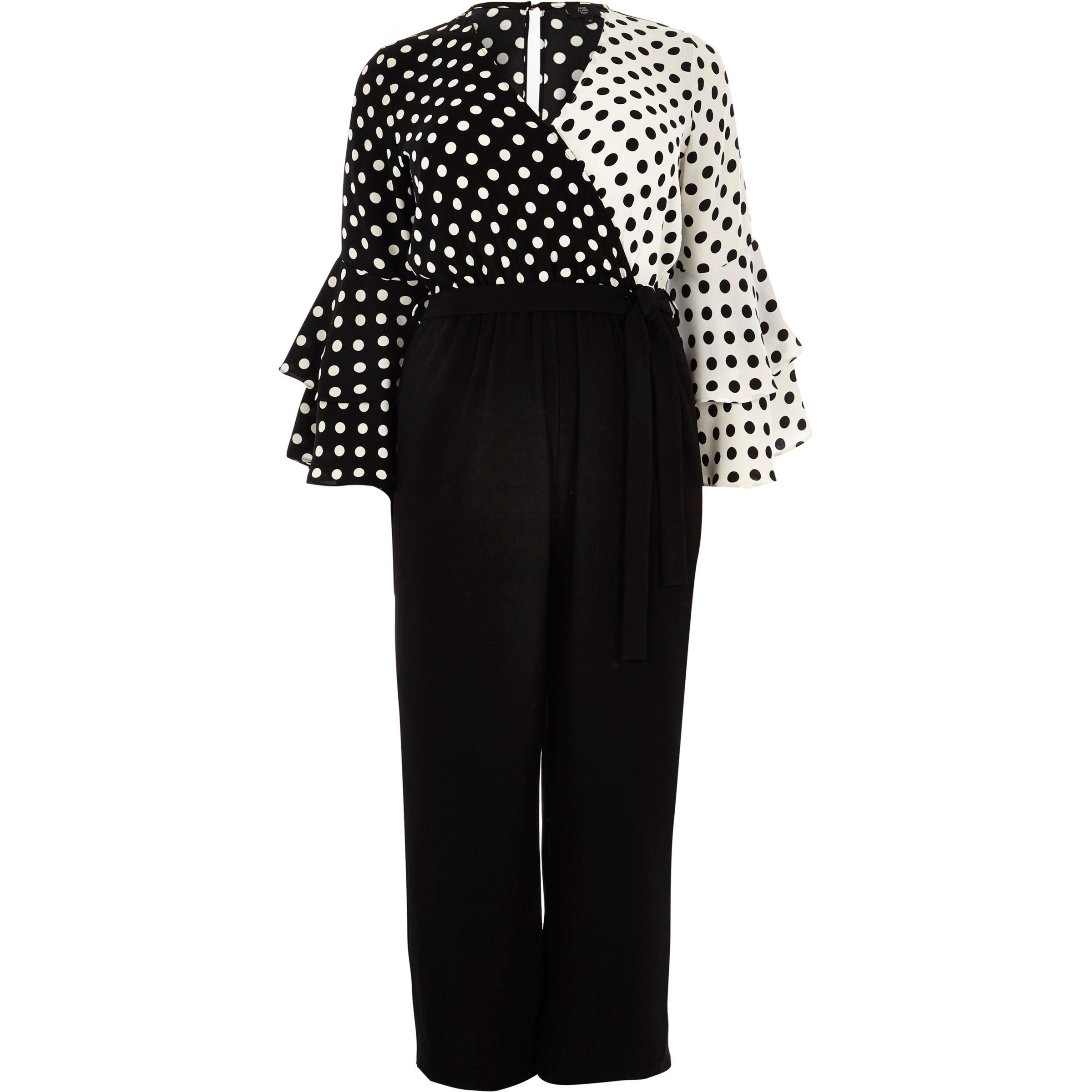 polka dot jumpsuit river island