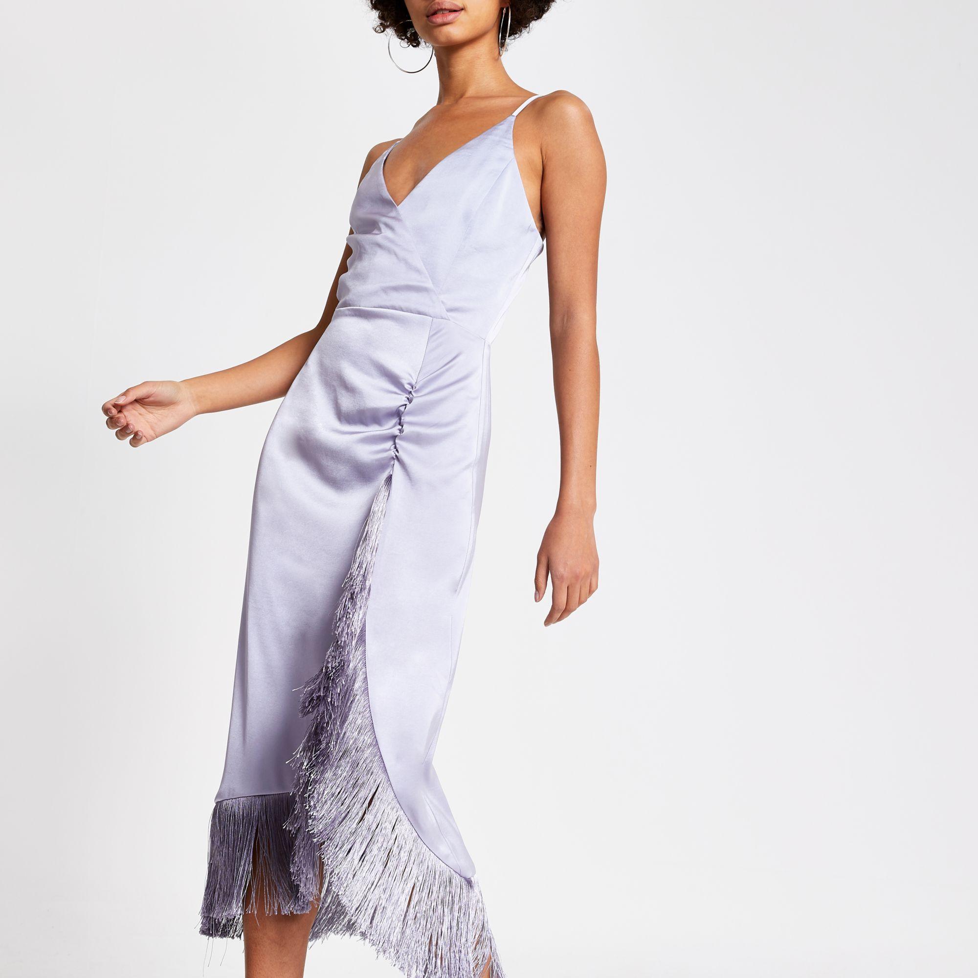 river island fringe dress