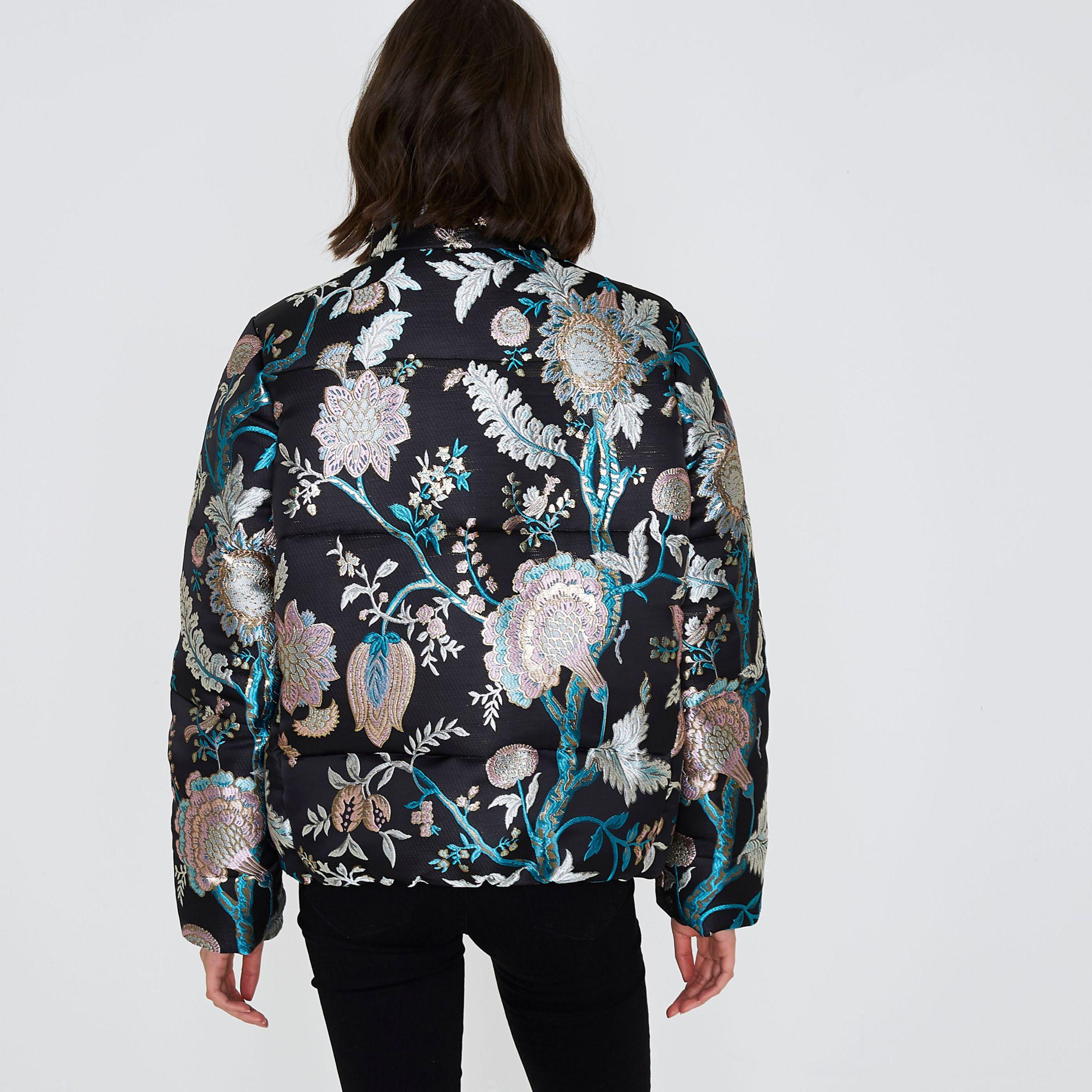 river island floral jacket