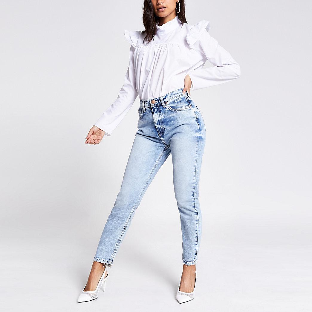 Blue Brooke High Rise Slim Jeans 