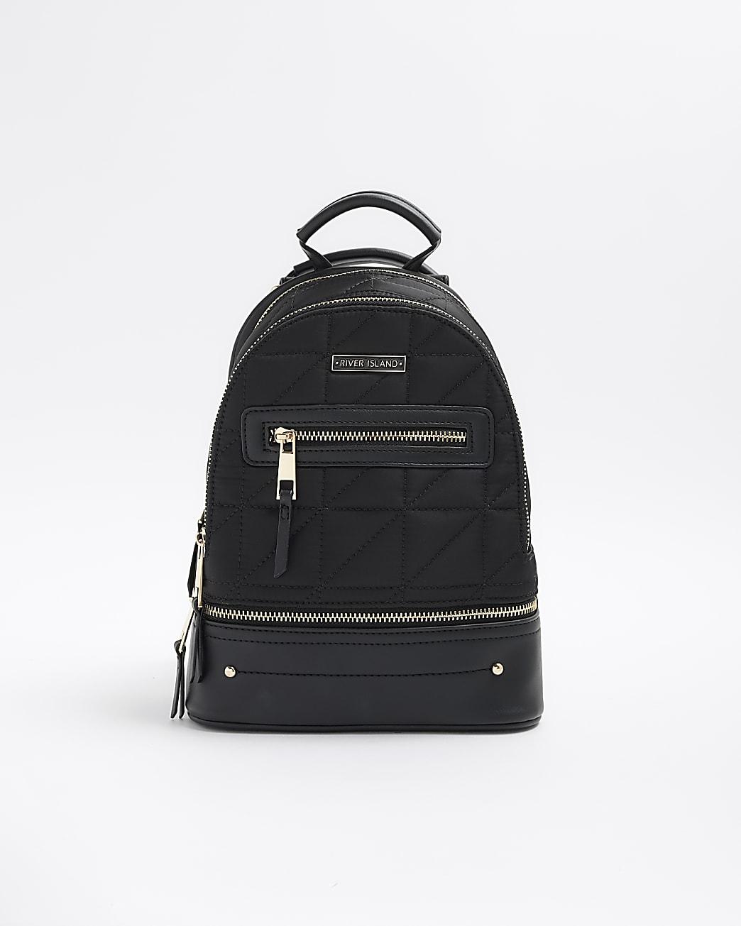 Girls black ri monogram backpack online