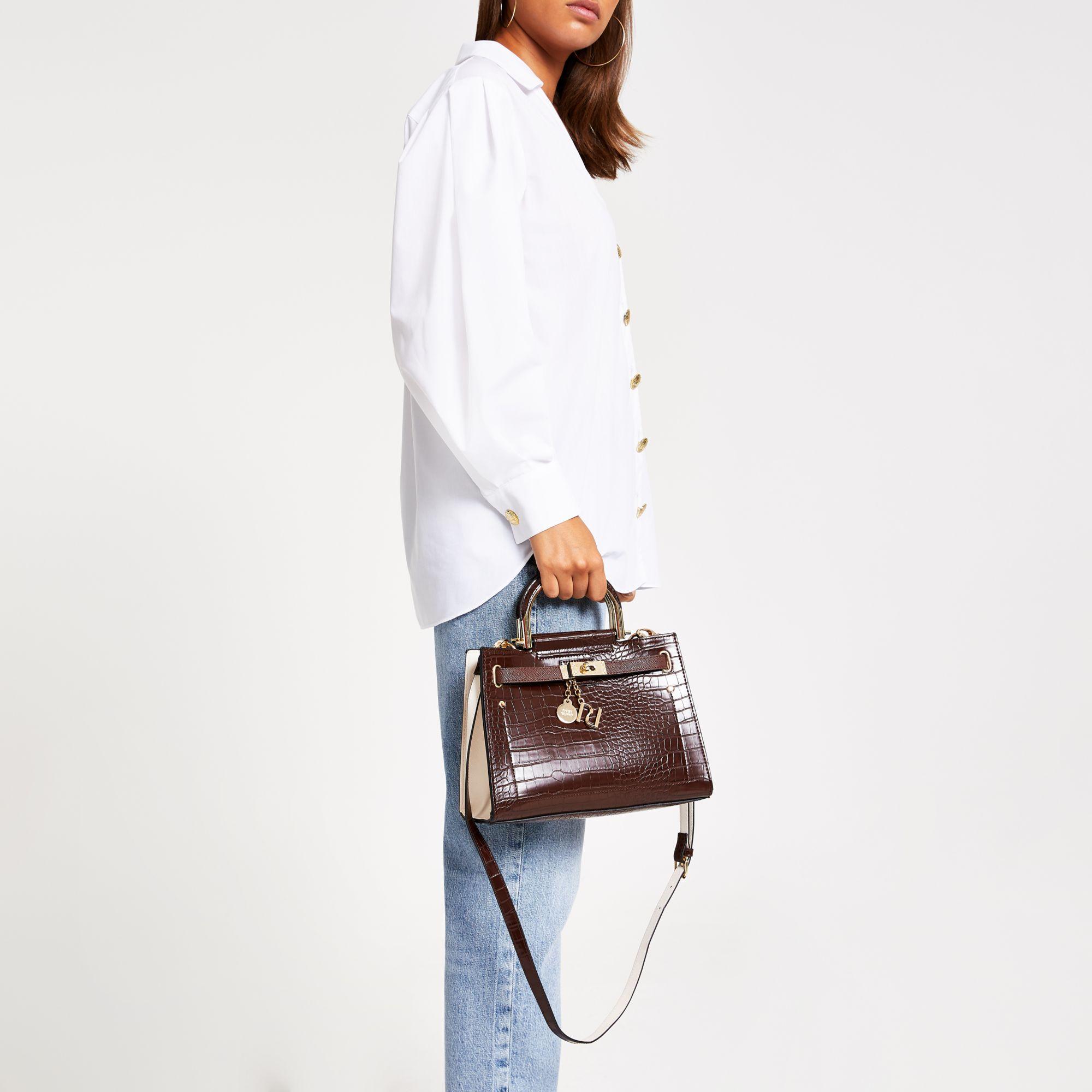 river island strap bolsa
