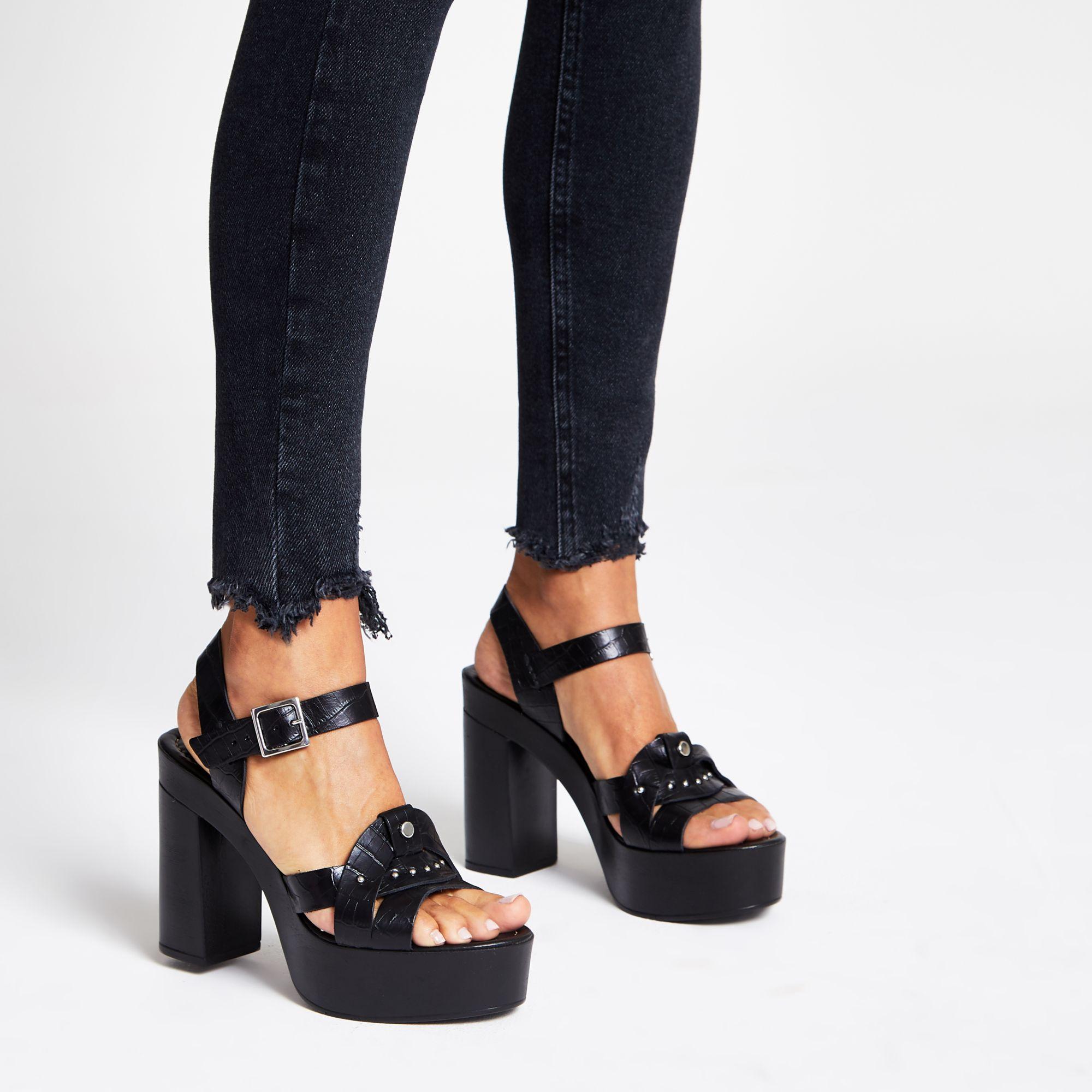river island platform heels
