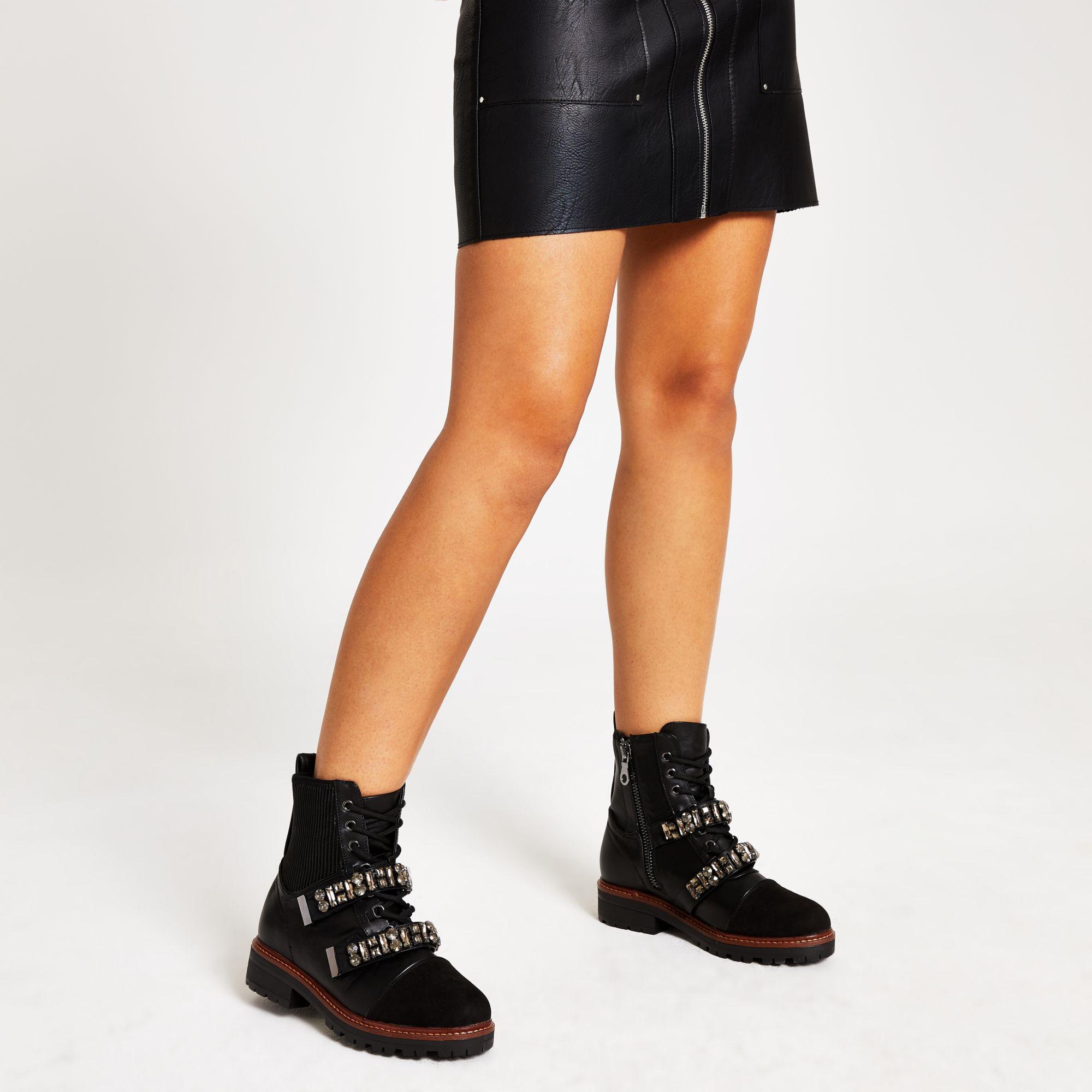 river island thigh boots