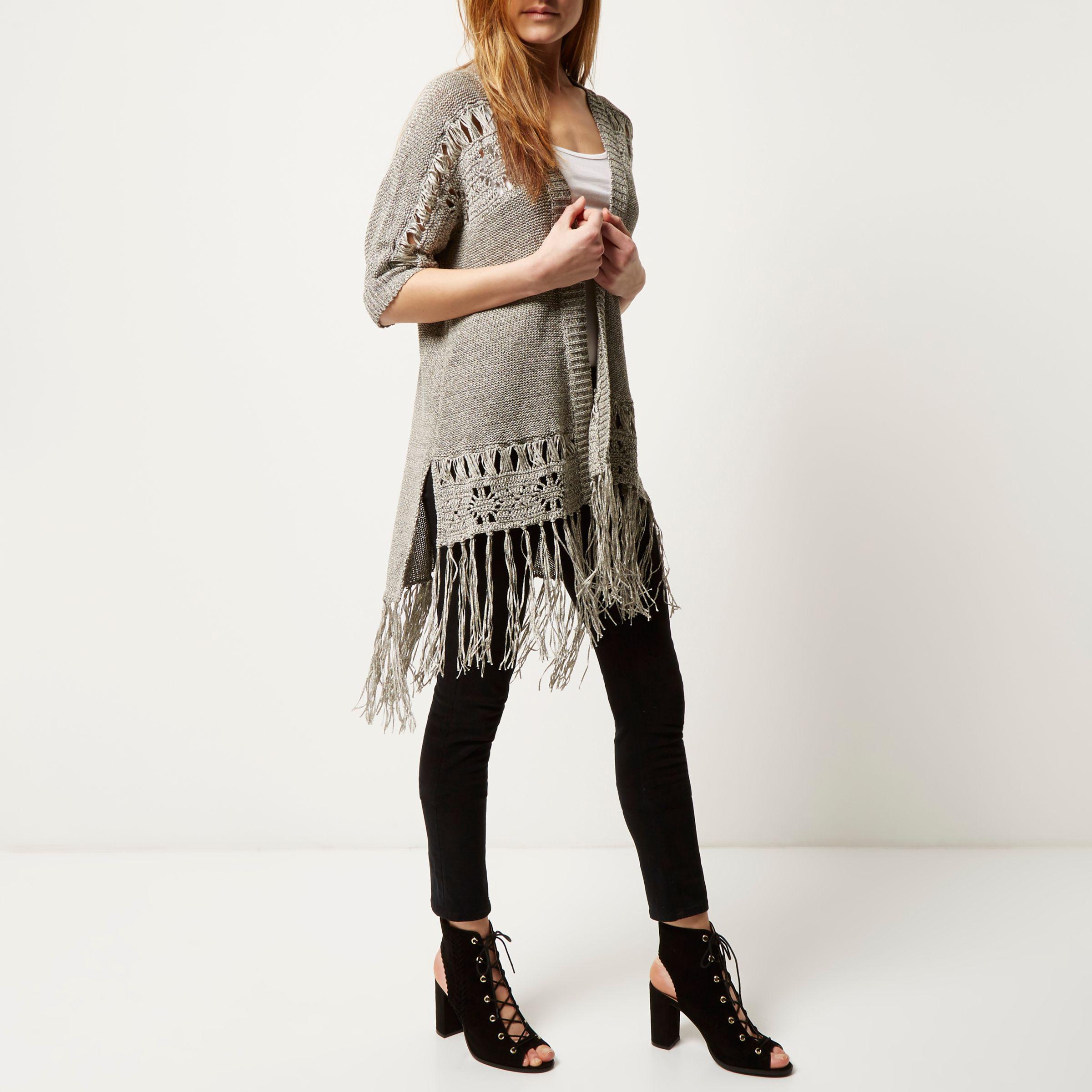 tassel cardigan river island