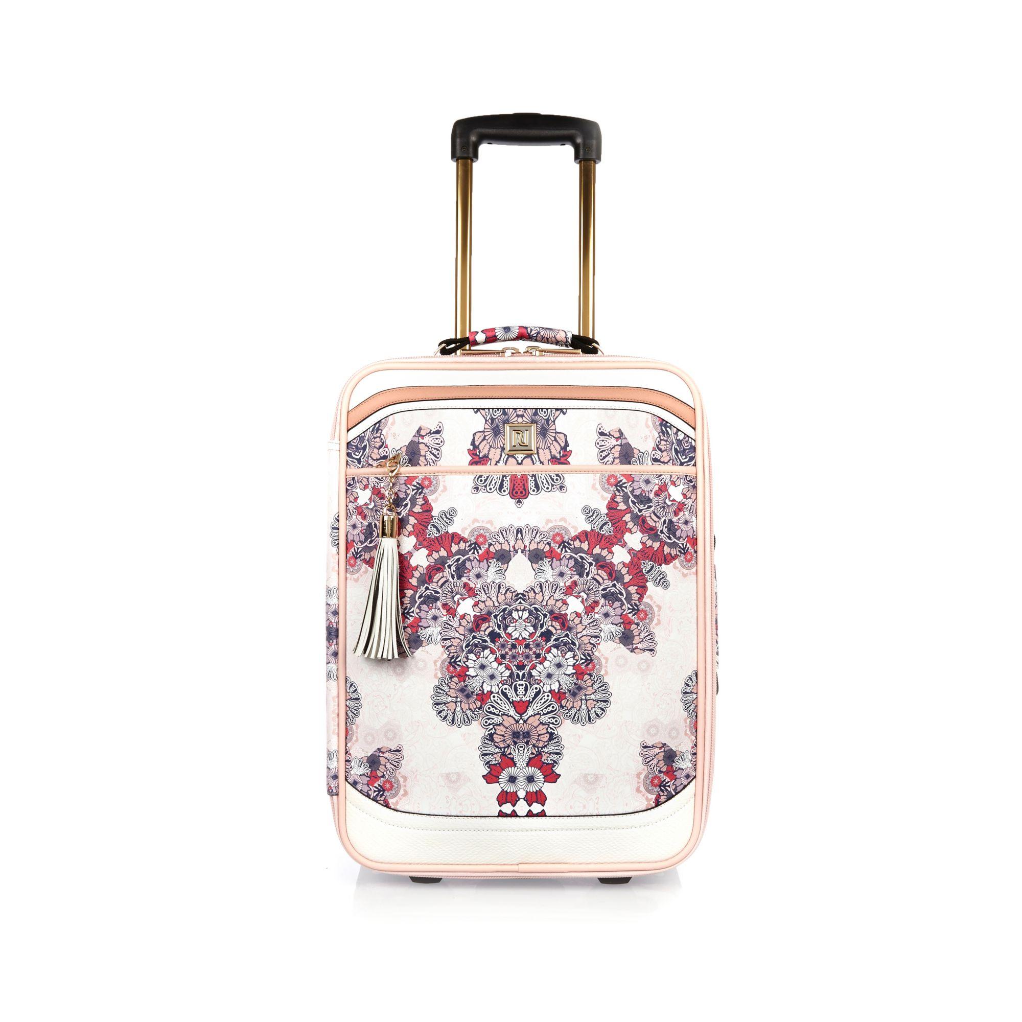 River Island Pink Floral Suitcase | Lyst UK