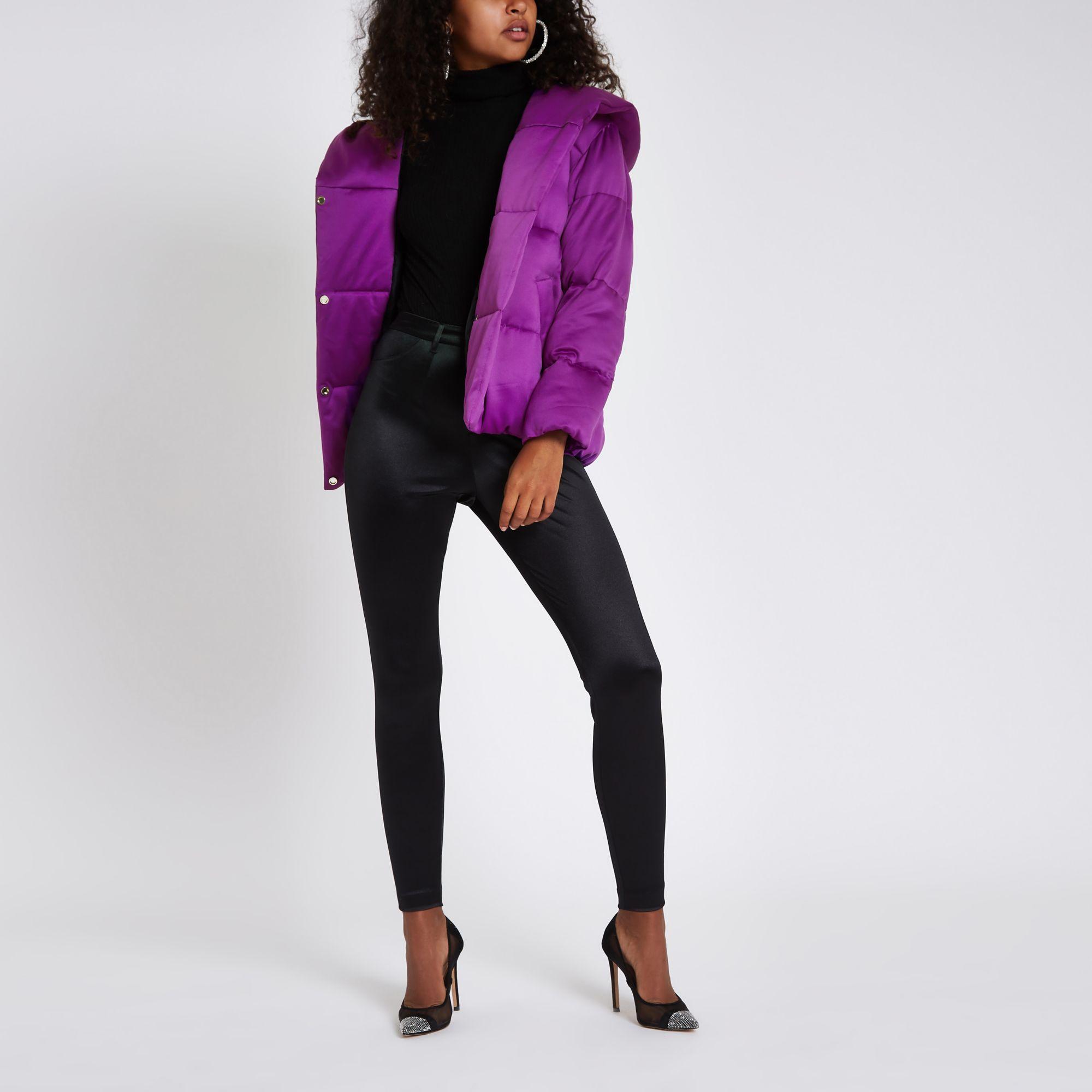 bright purple coat