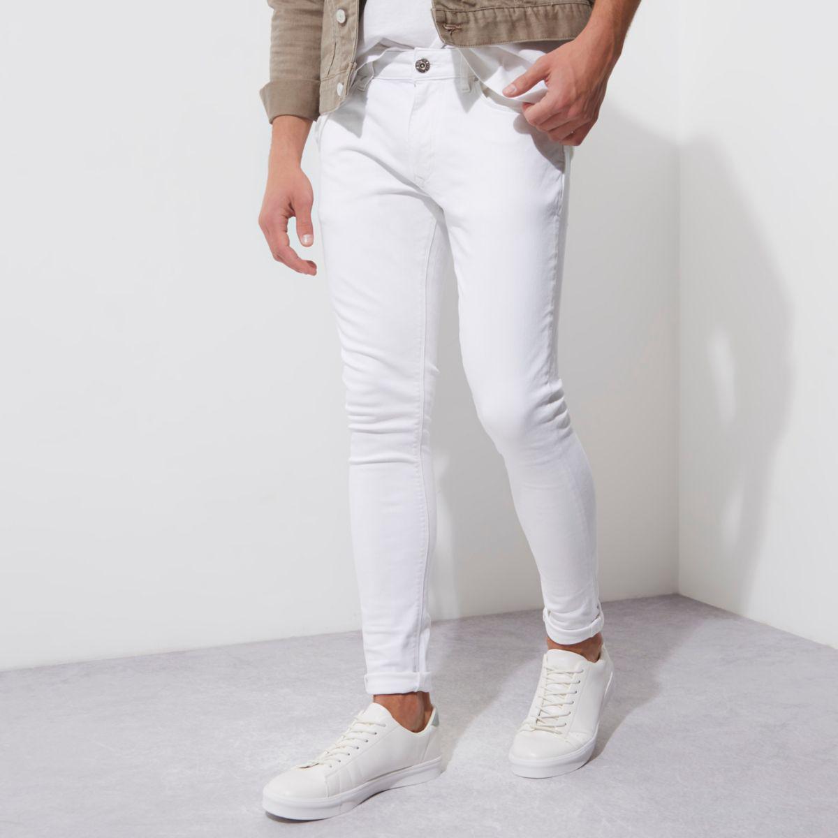 white spray on jeans mens