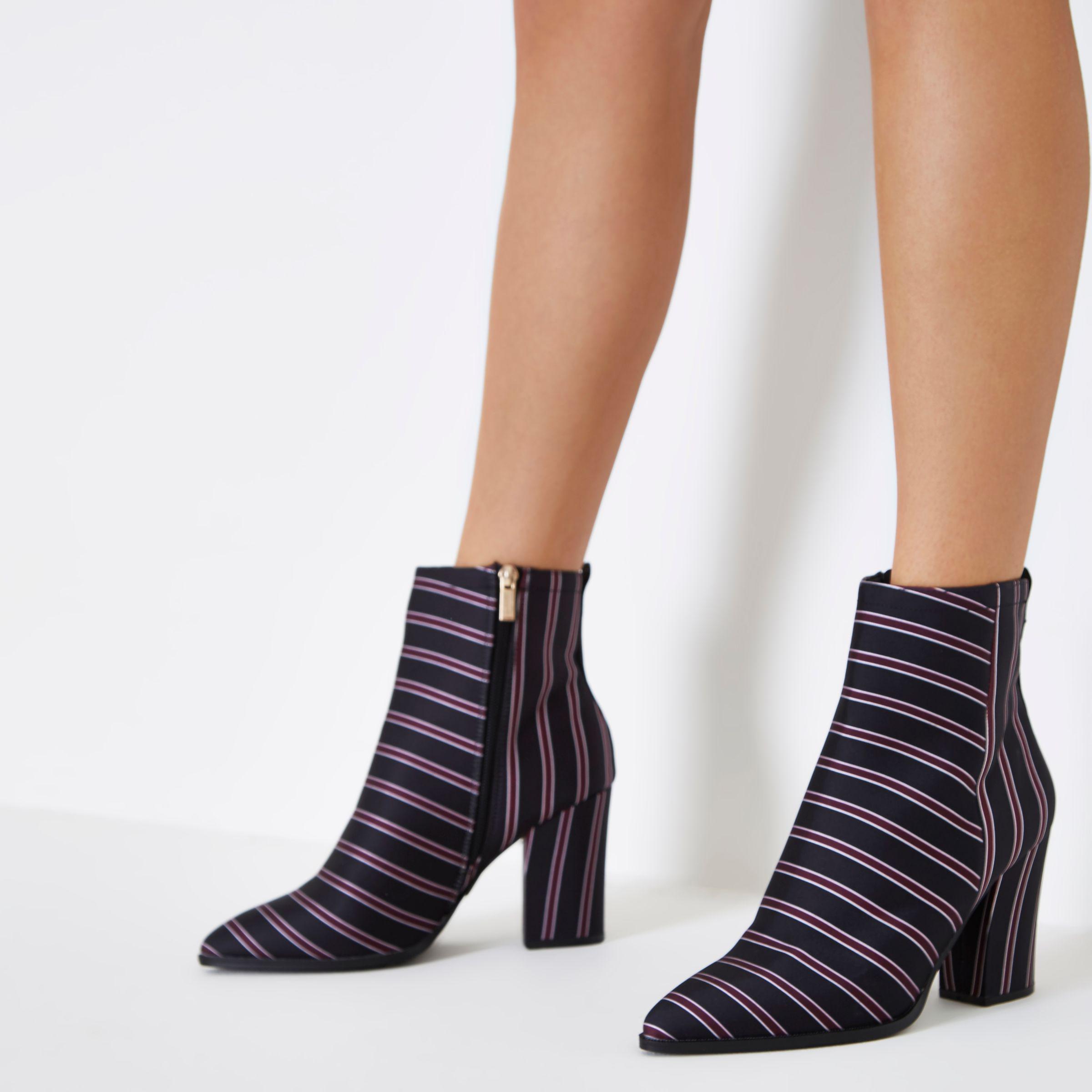 navy blue ankle shoes