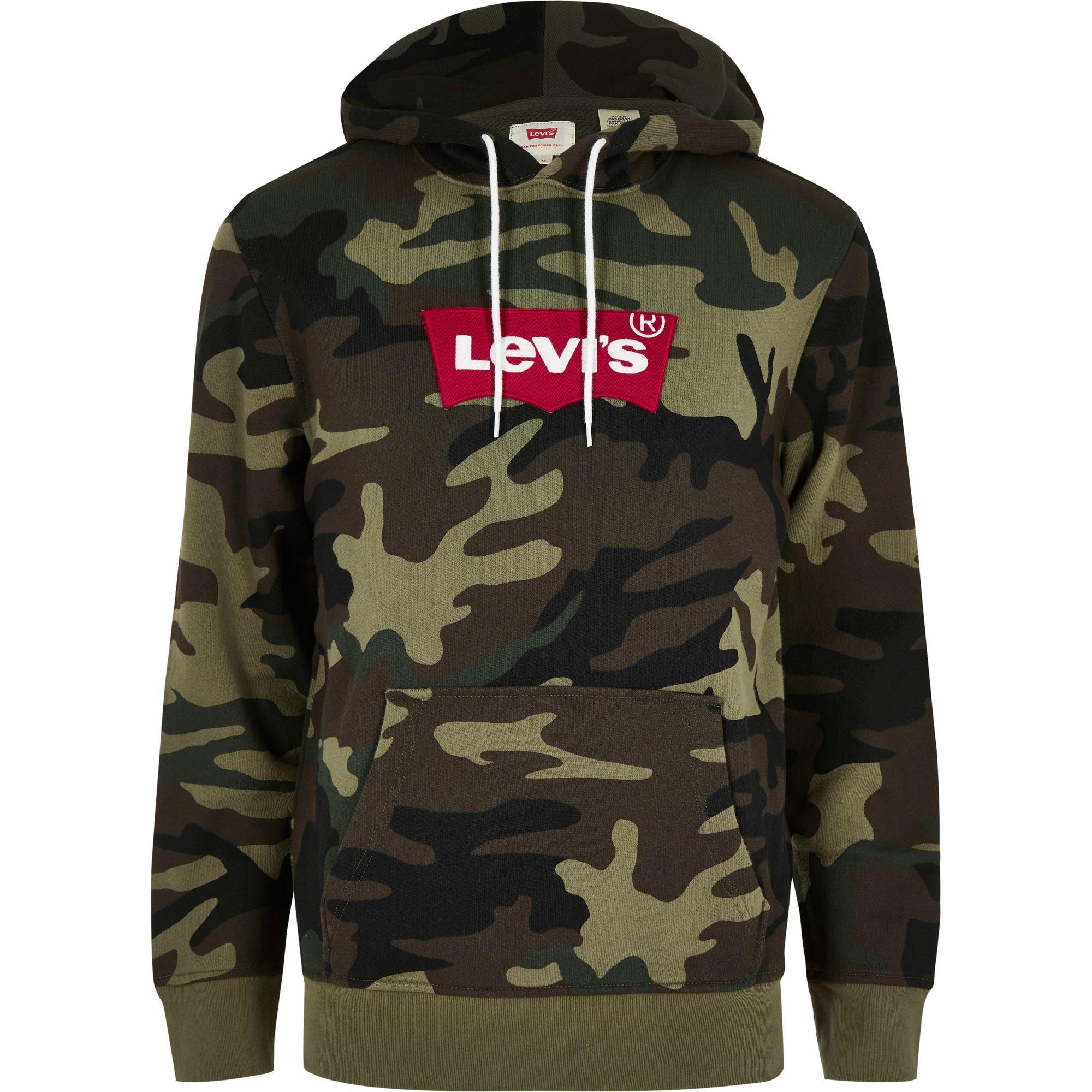 levis hoodie camouflage