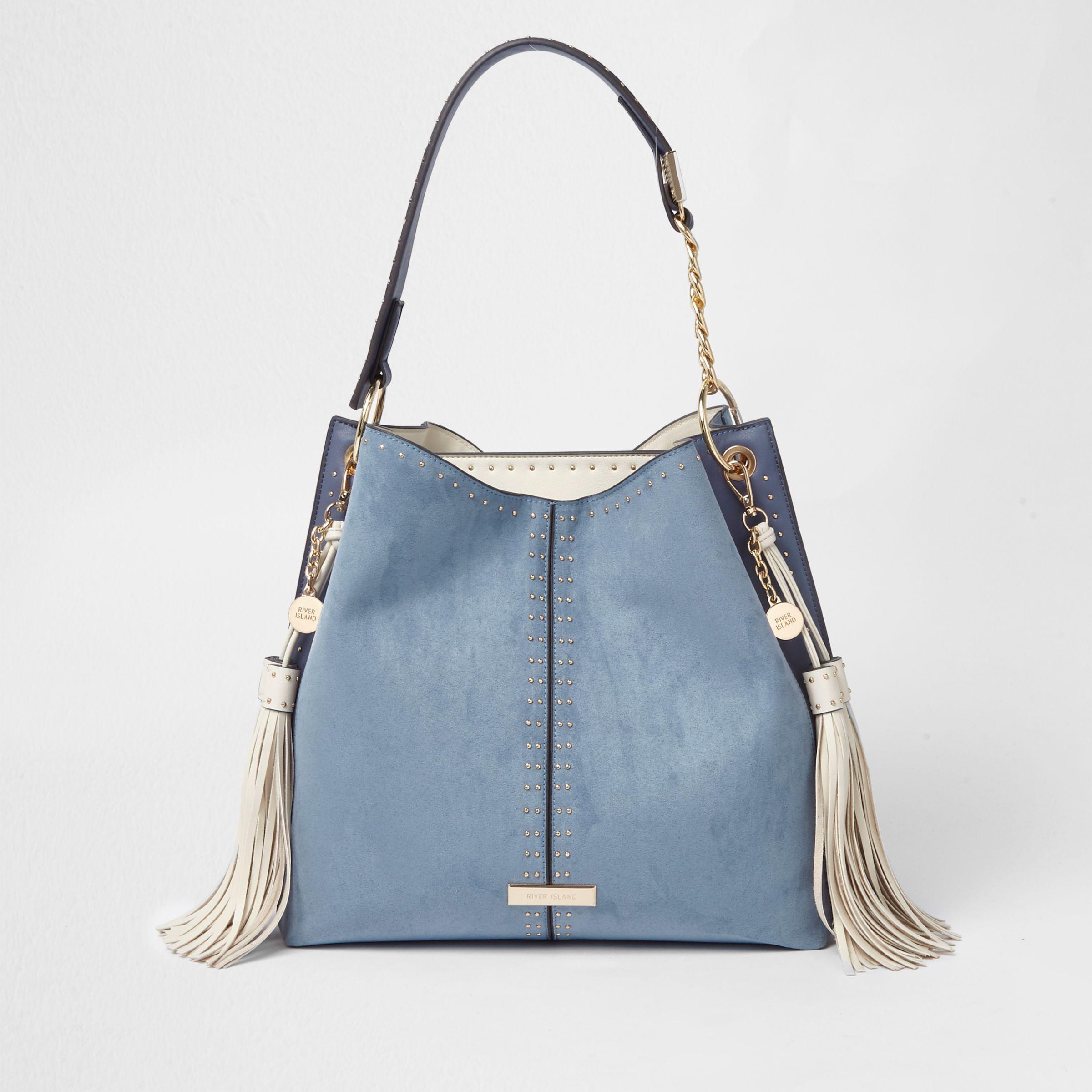 blue slouch bag