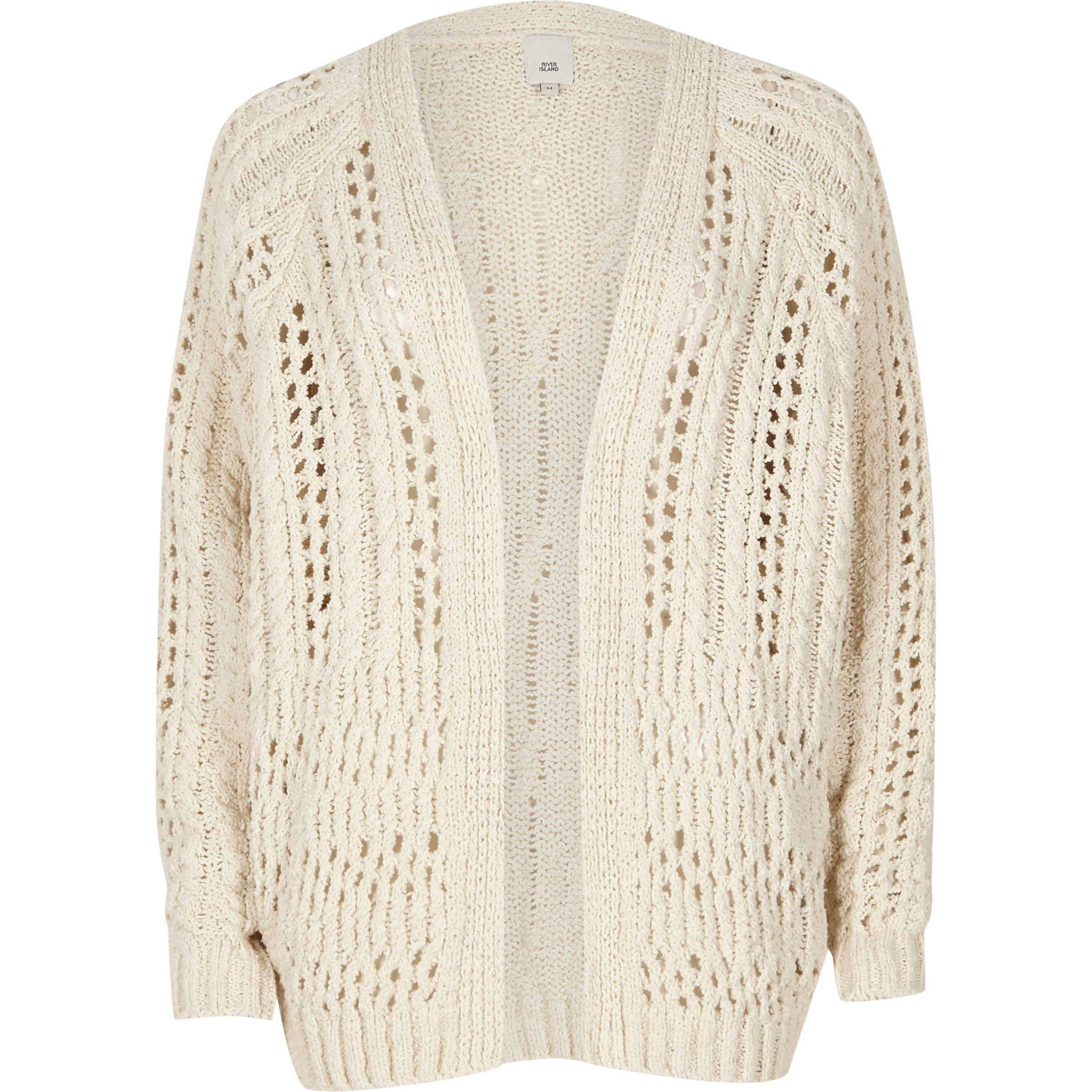 light cream cardigan