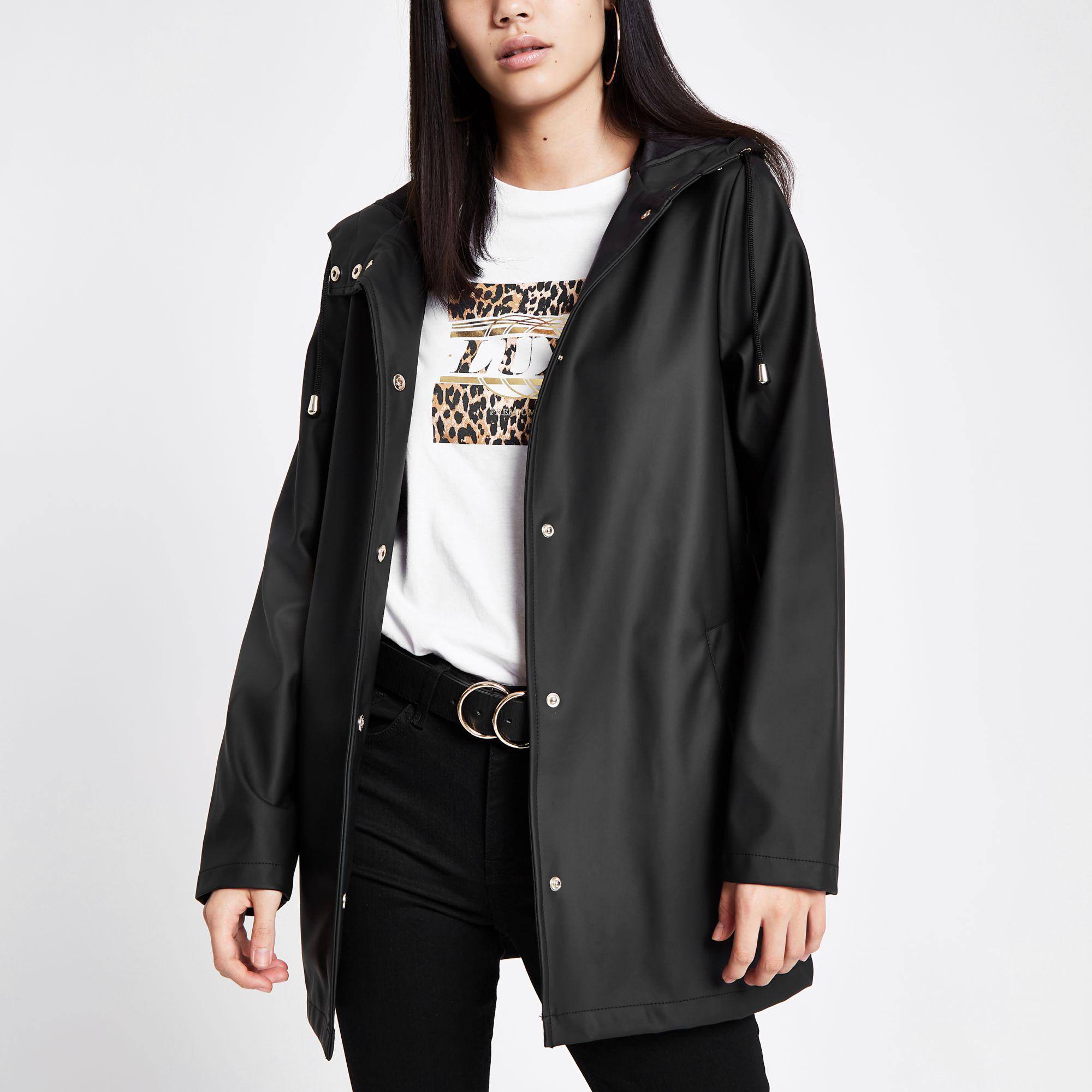 river island rain jacket