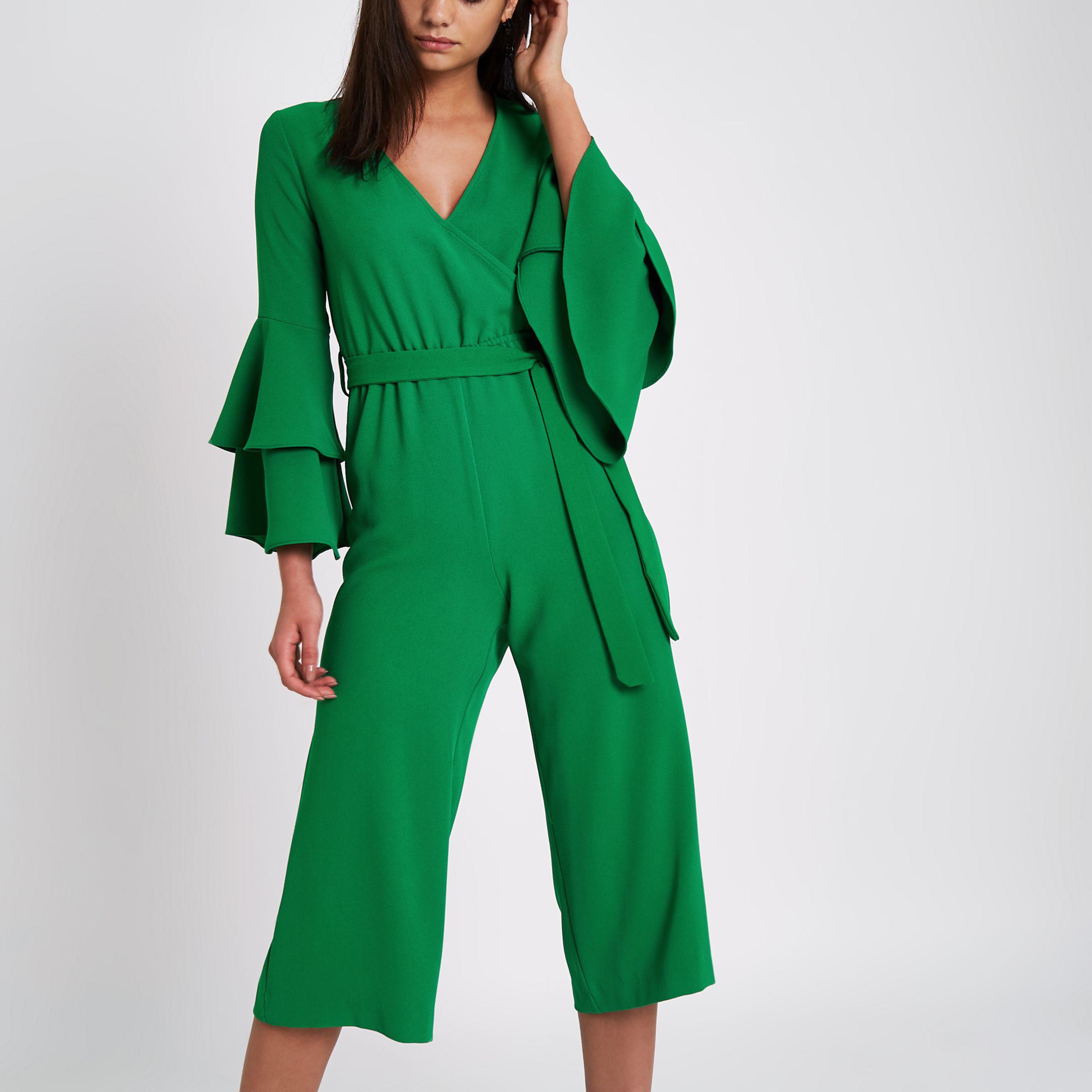 green jumpsuit river island