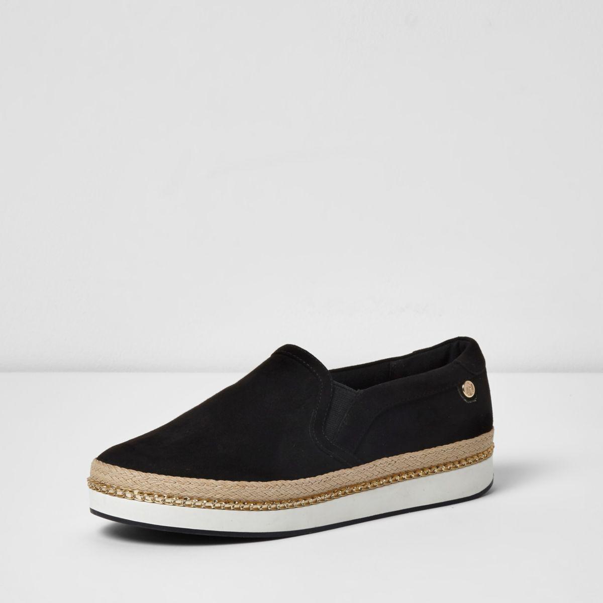 river island black espadrilles