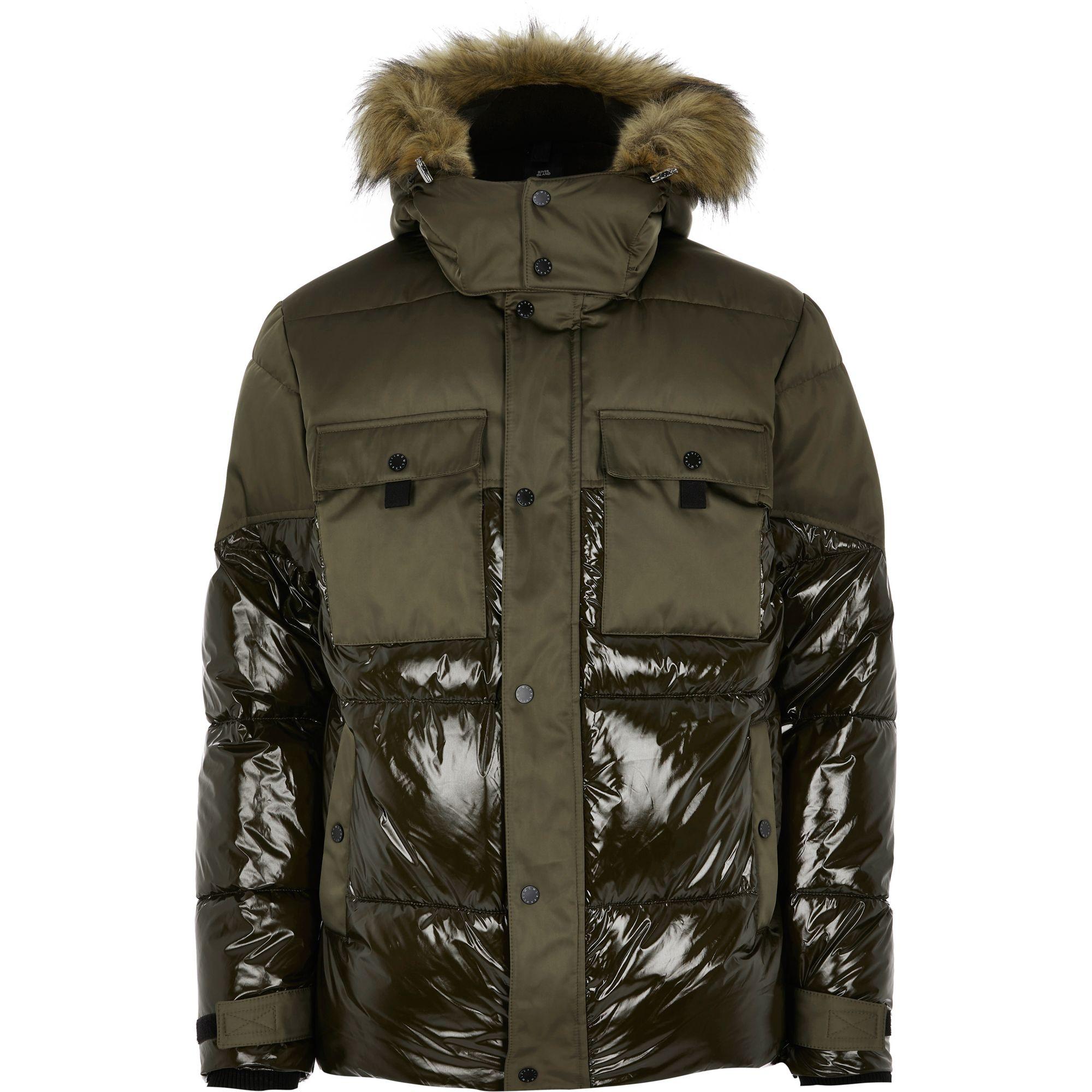 river island high shine jacket