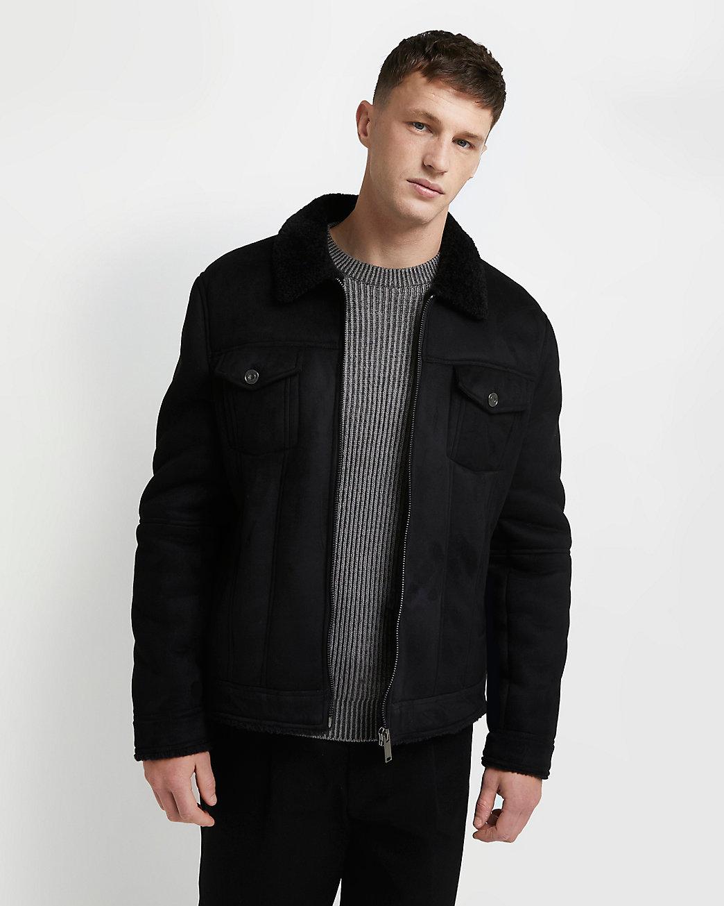 Faux Suede Western Jacket for Men 