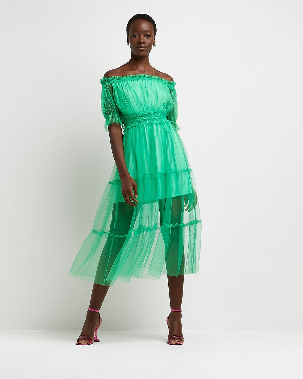 bardot tea dress