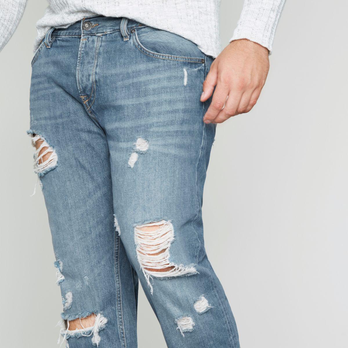 ripped big and tall jeans