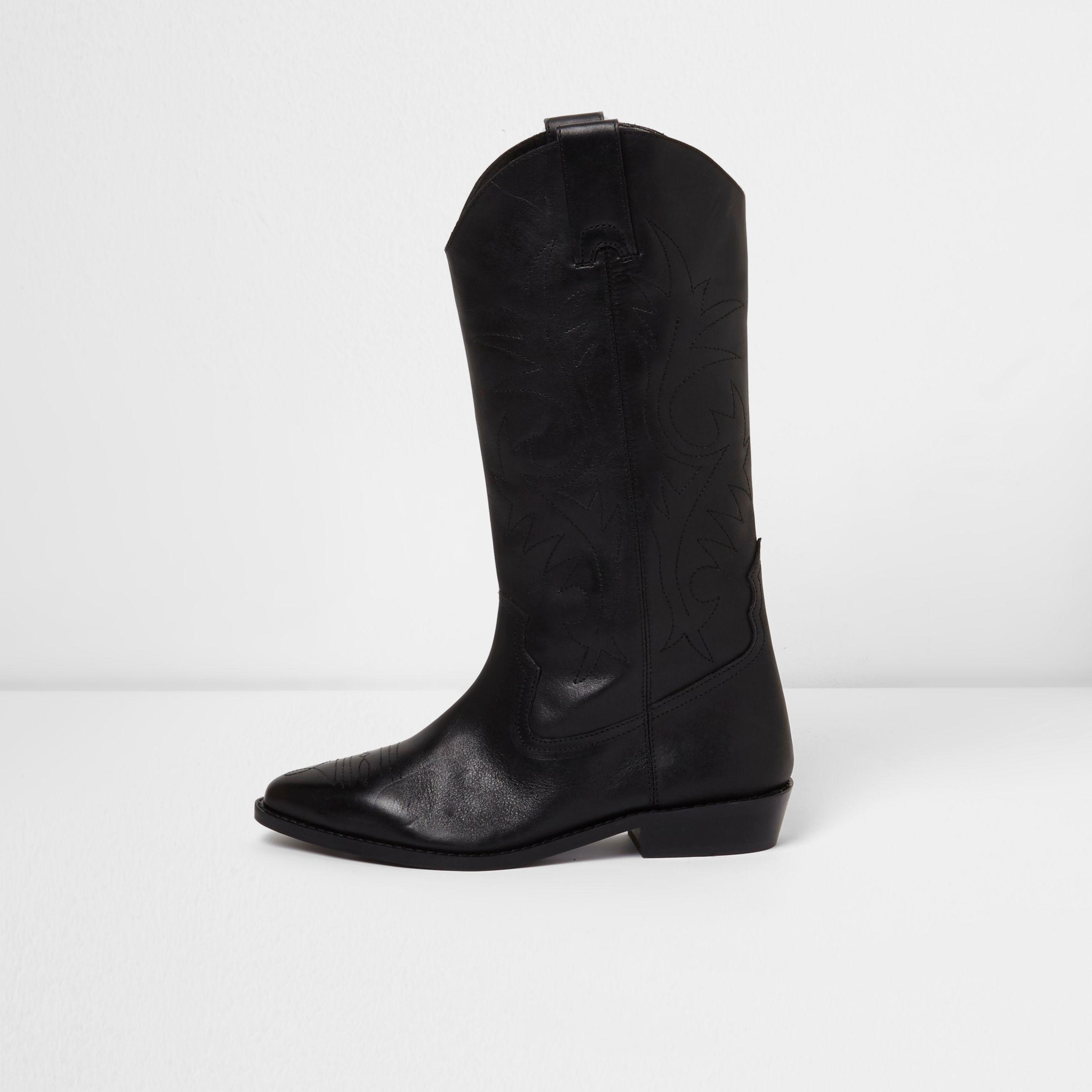 river island knee length boots
