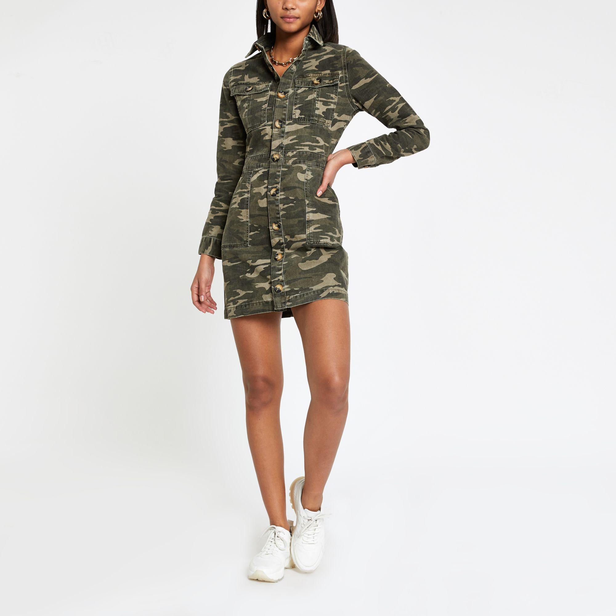 River Island Utility Denim Dress Online 