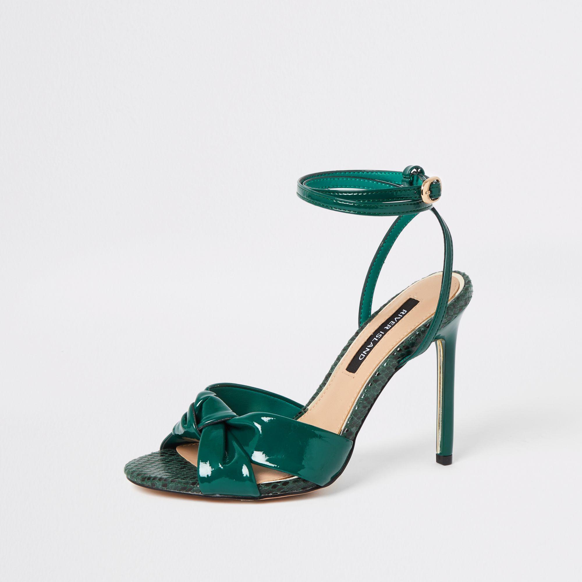 river island green heels