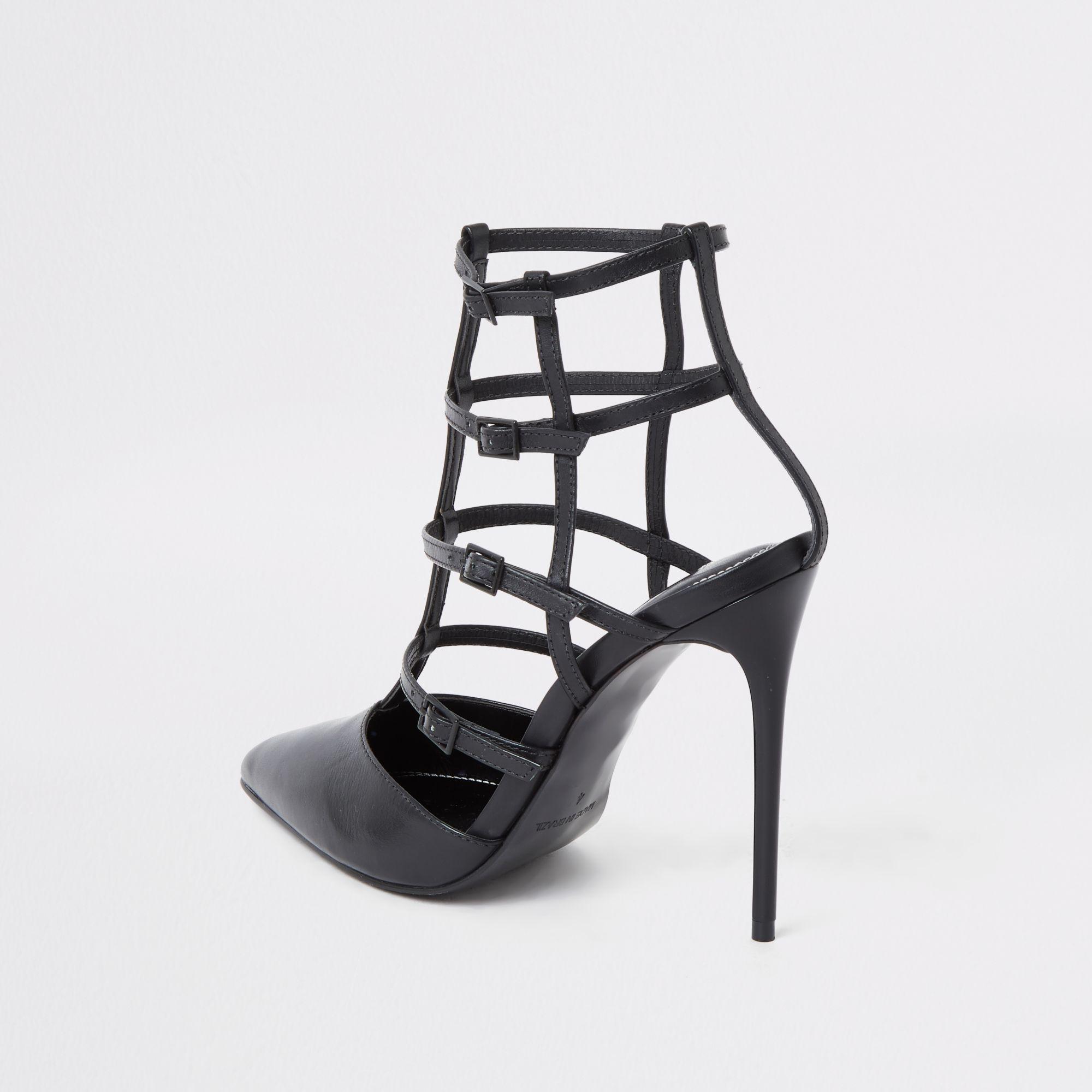 River island hotsell caged heels