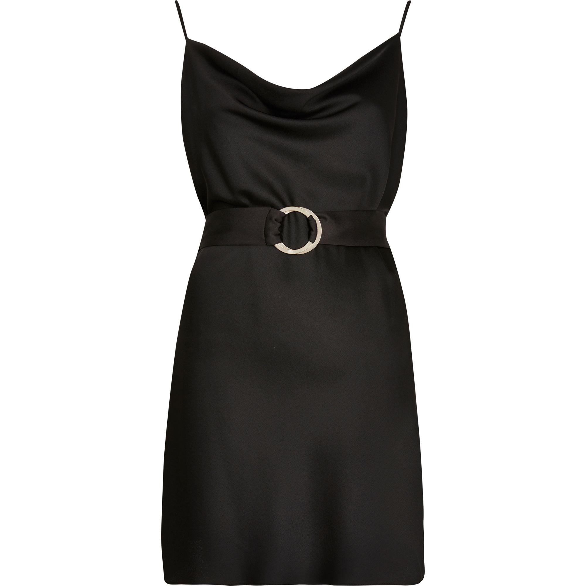 river island belted slip dress
