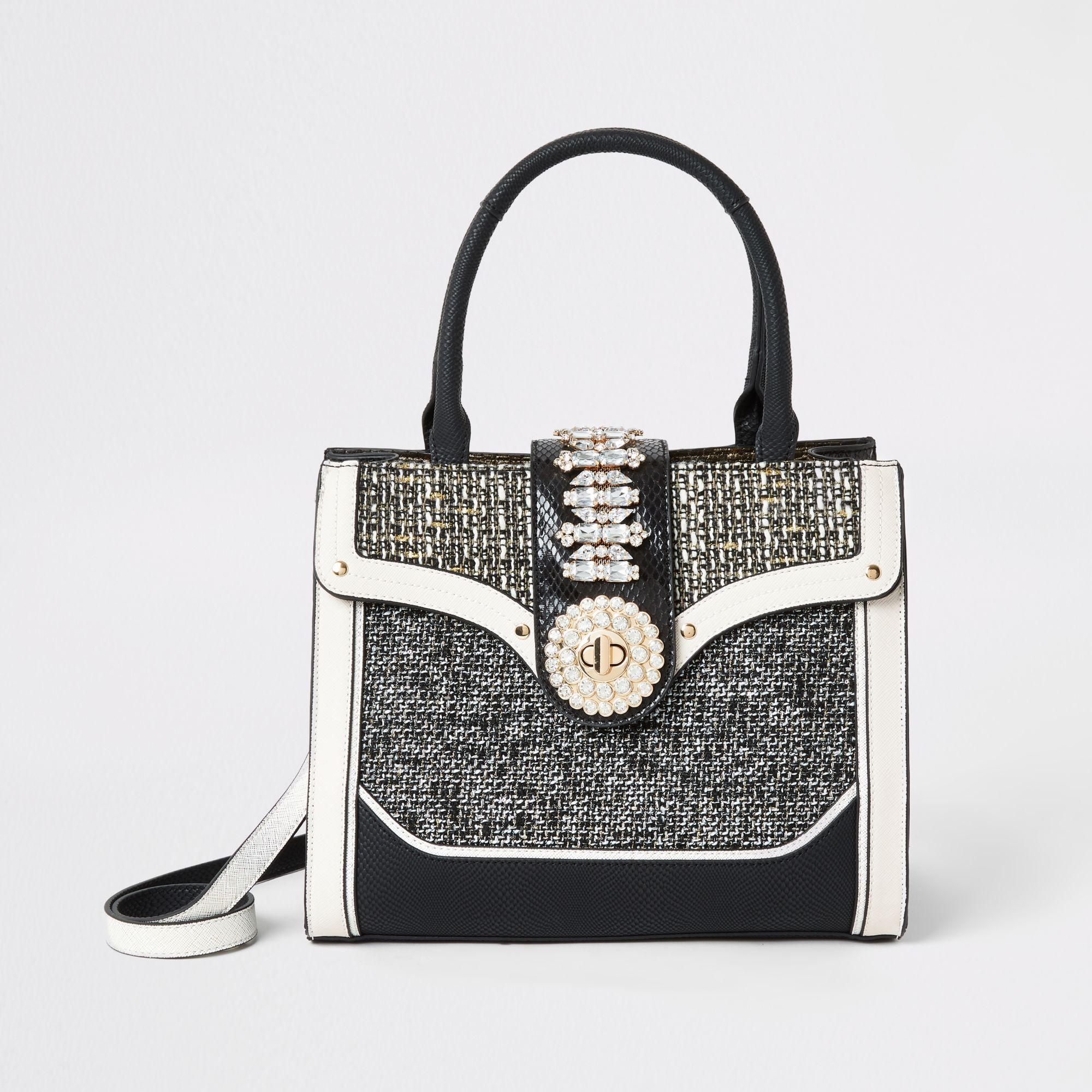 River island boucle bag new arrivals