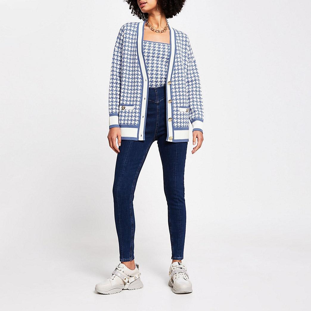 Dogtooth cardigan river island Clearance