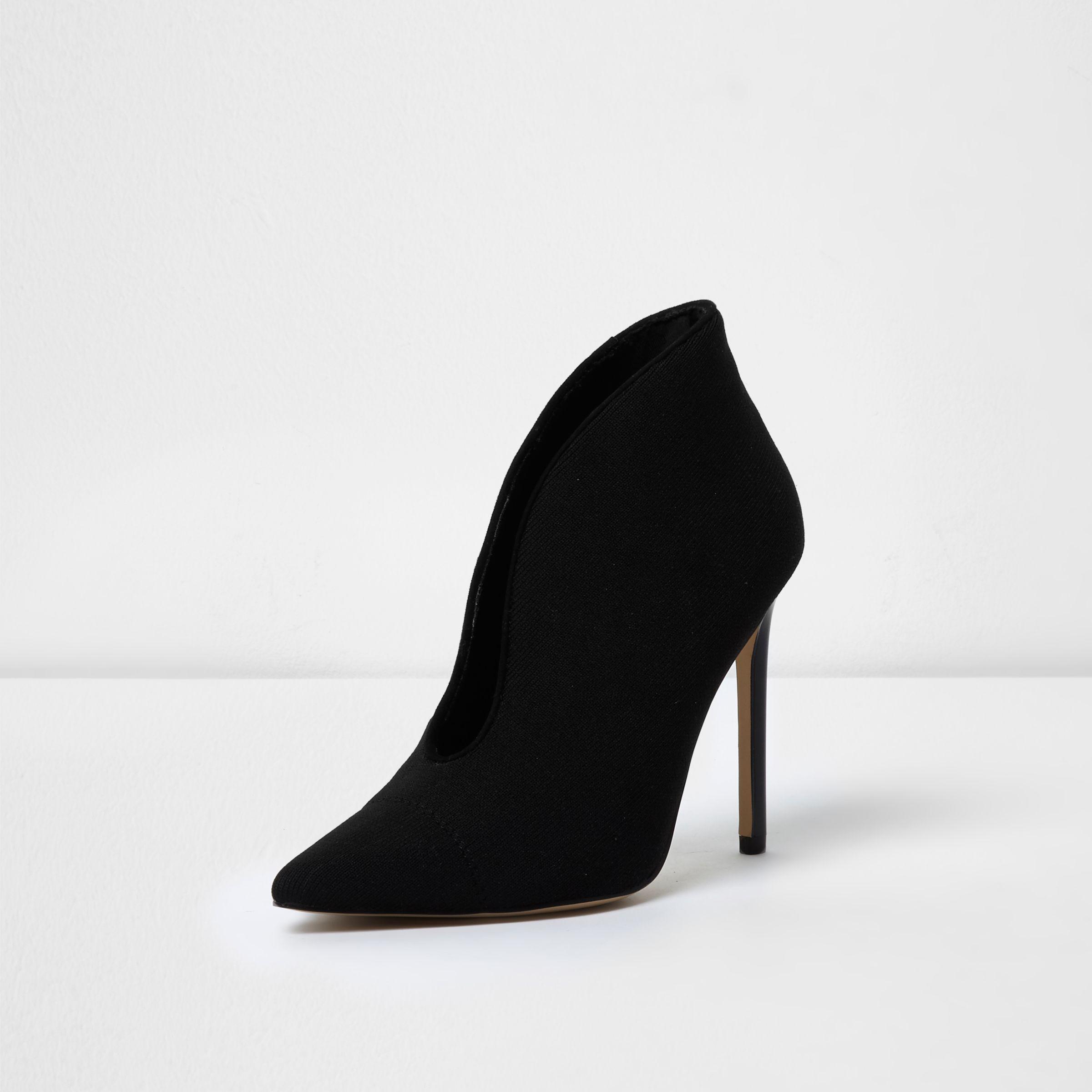 high vamp court shoes