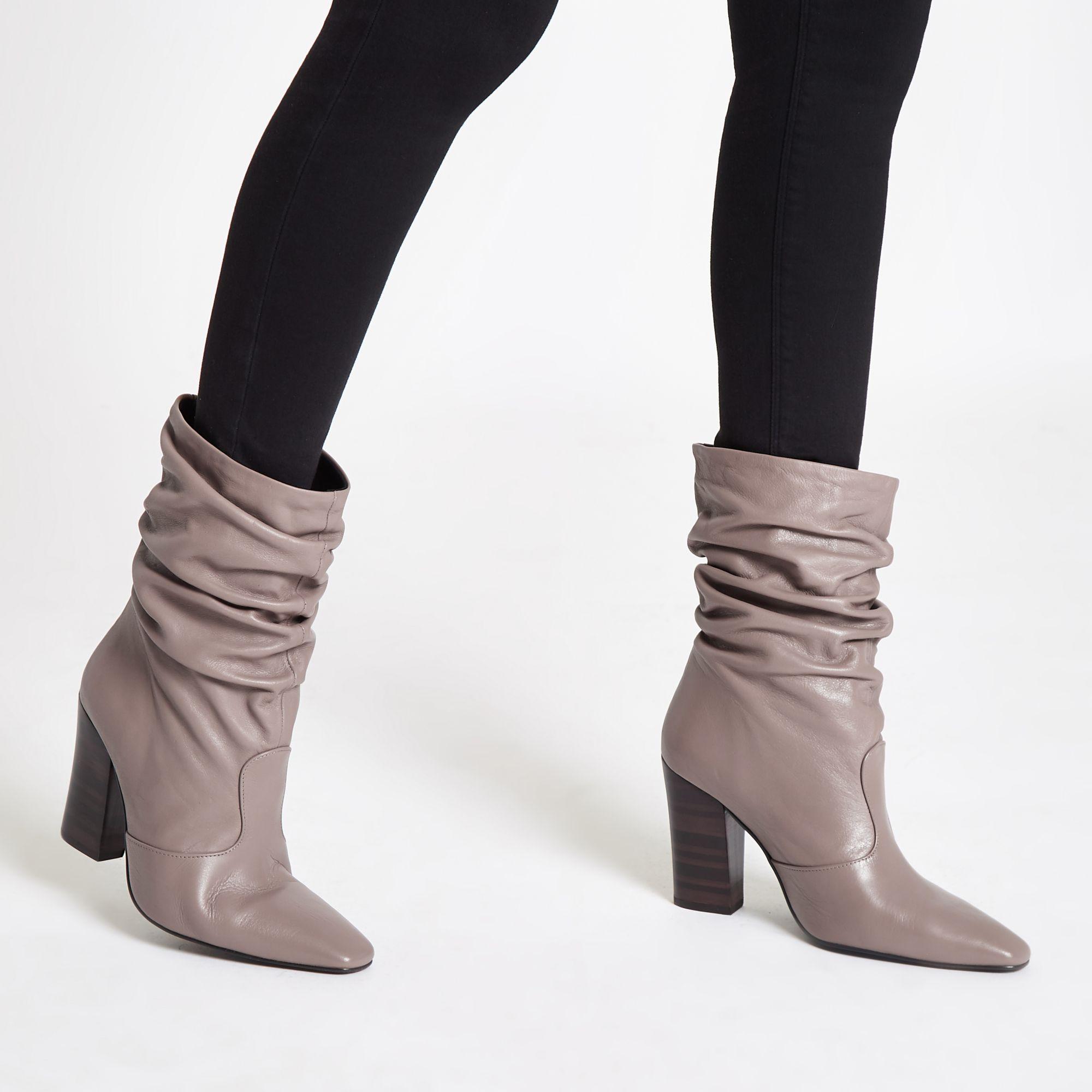 river island slouch boots