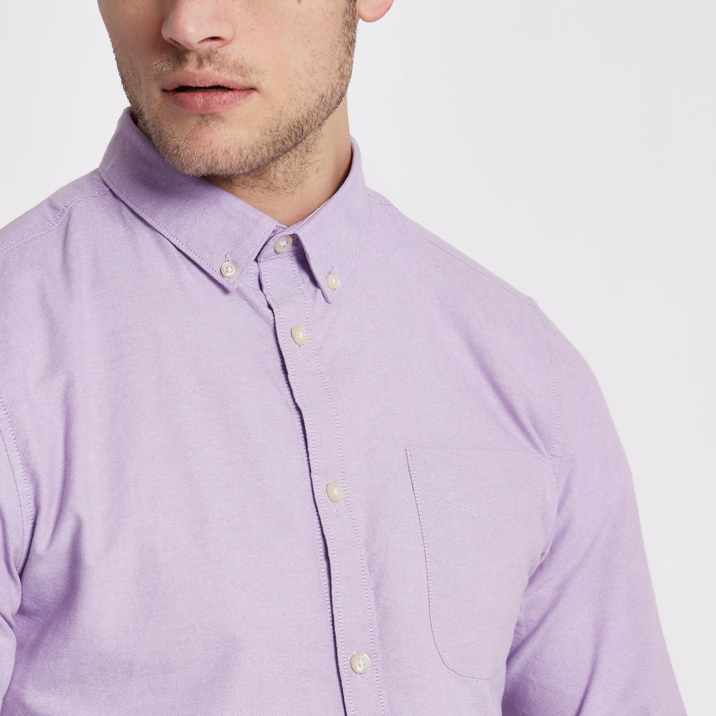 lilac oxford shirt