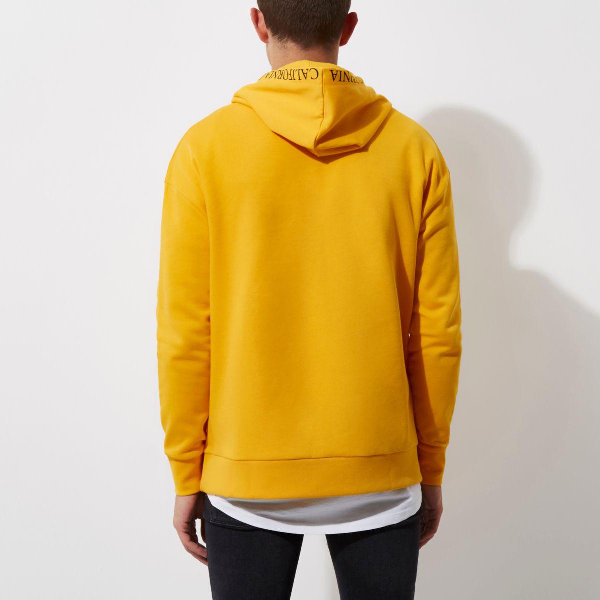 dark yellow sweatshirt