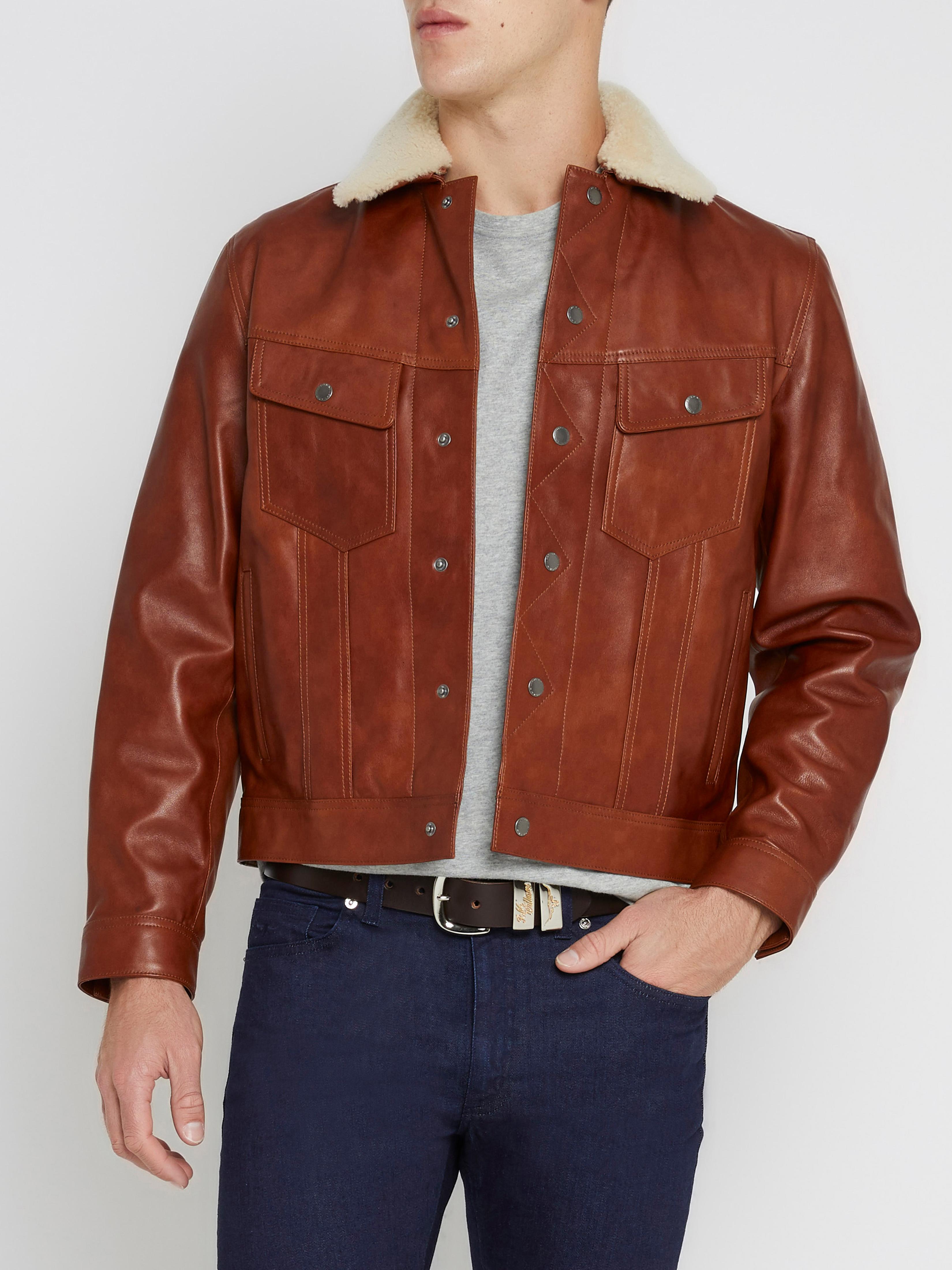 rm williams shearling jacket