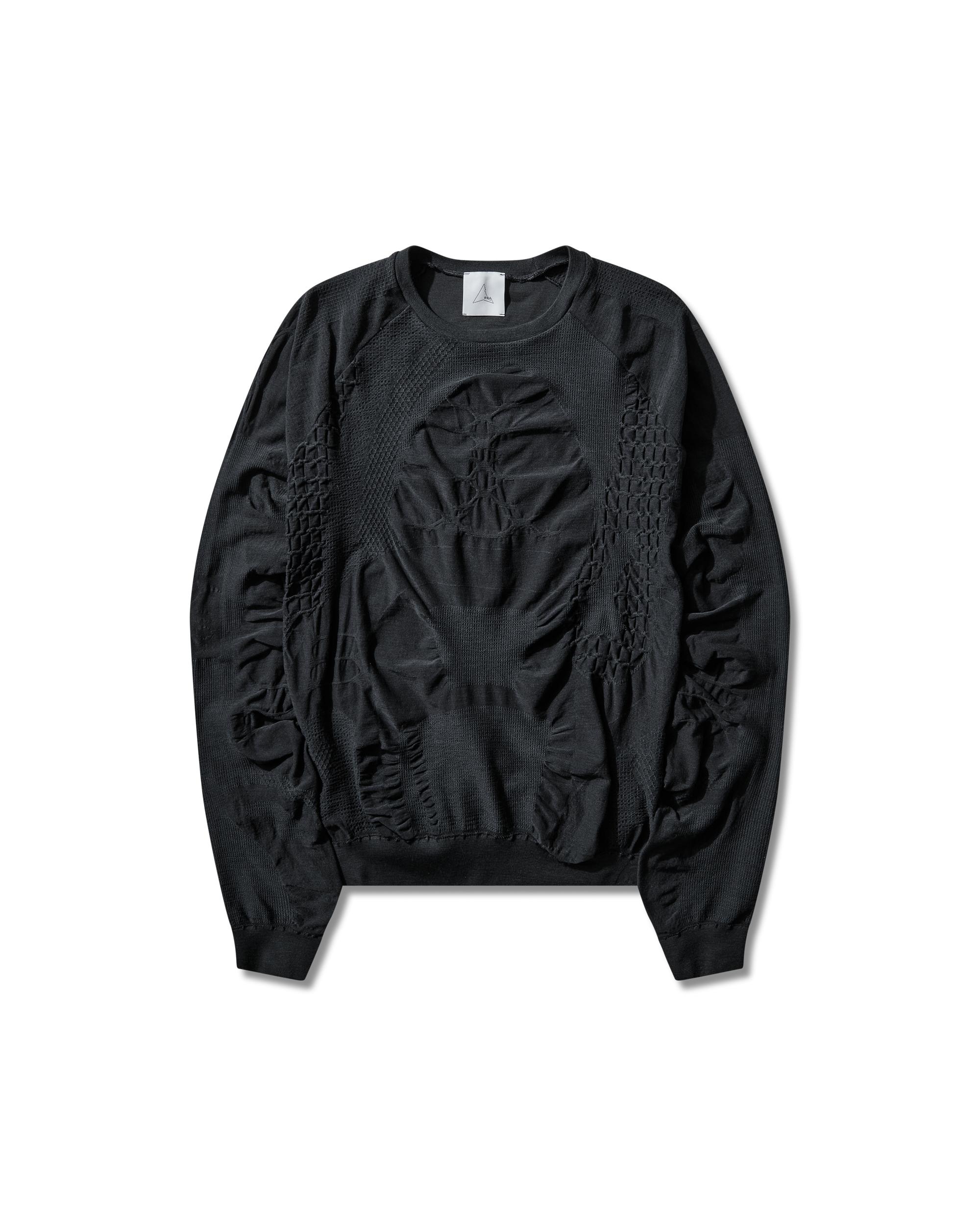 ROA Wama 3D Seamless Long Sleeve Sweatshirts in Black for Men | Lyst