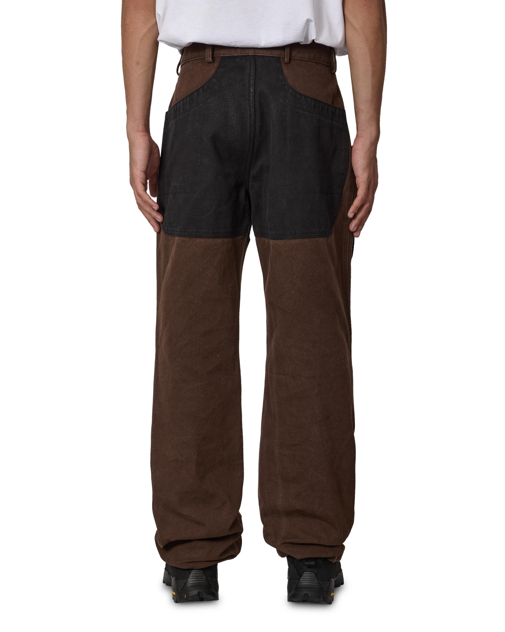 ROA Fomes Double Knee Washed Canvas Pant Pants in Black for Men | Lyst