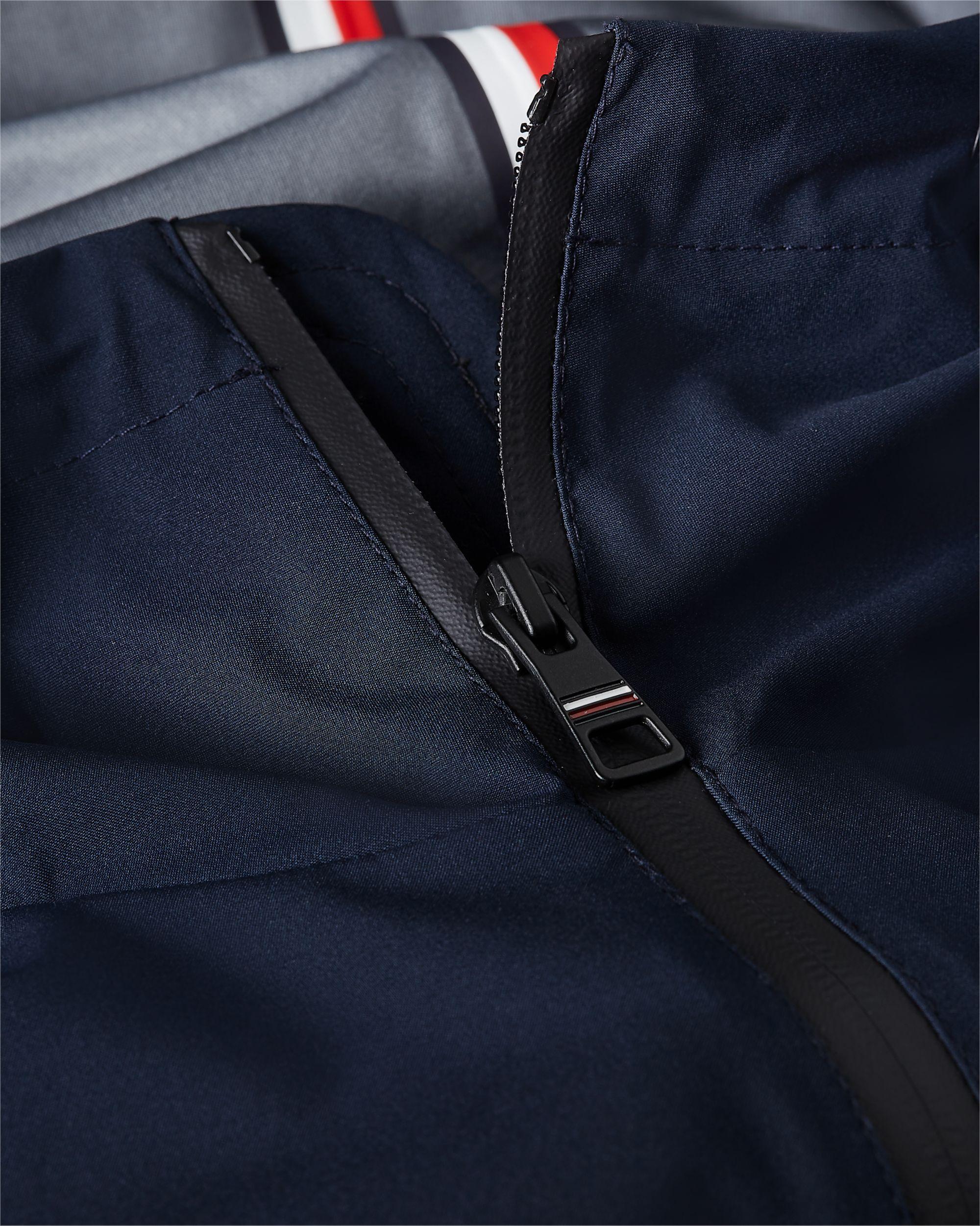 Tommy Hilfiger Technical Hooded Jacket - Desert Sky / S in Blue for Men |  Lyst UK