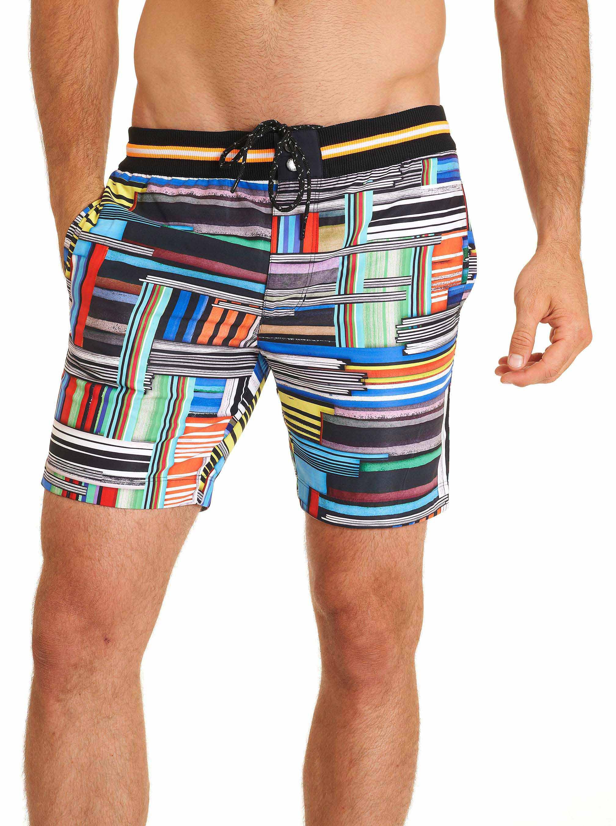 robert graham swim trunks