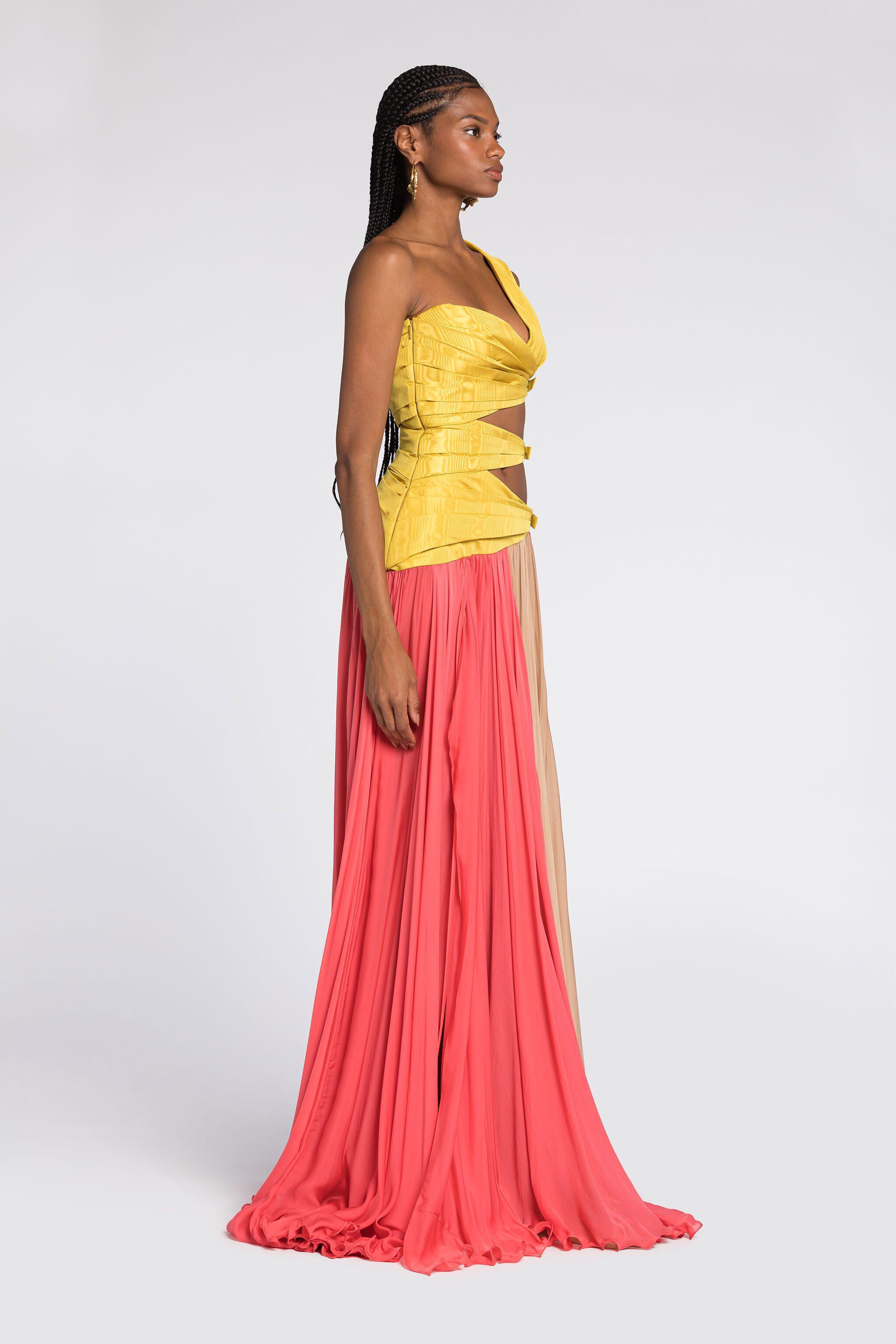 ワンピース ROBERTO CAVALLI RED SILK MIDI DRESS Roberto Cavalli red silk Cheongsam style mini dress and