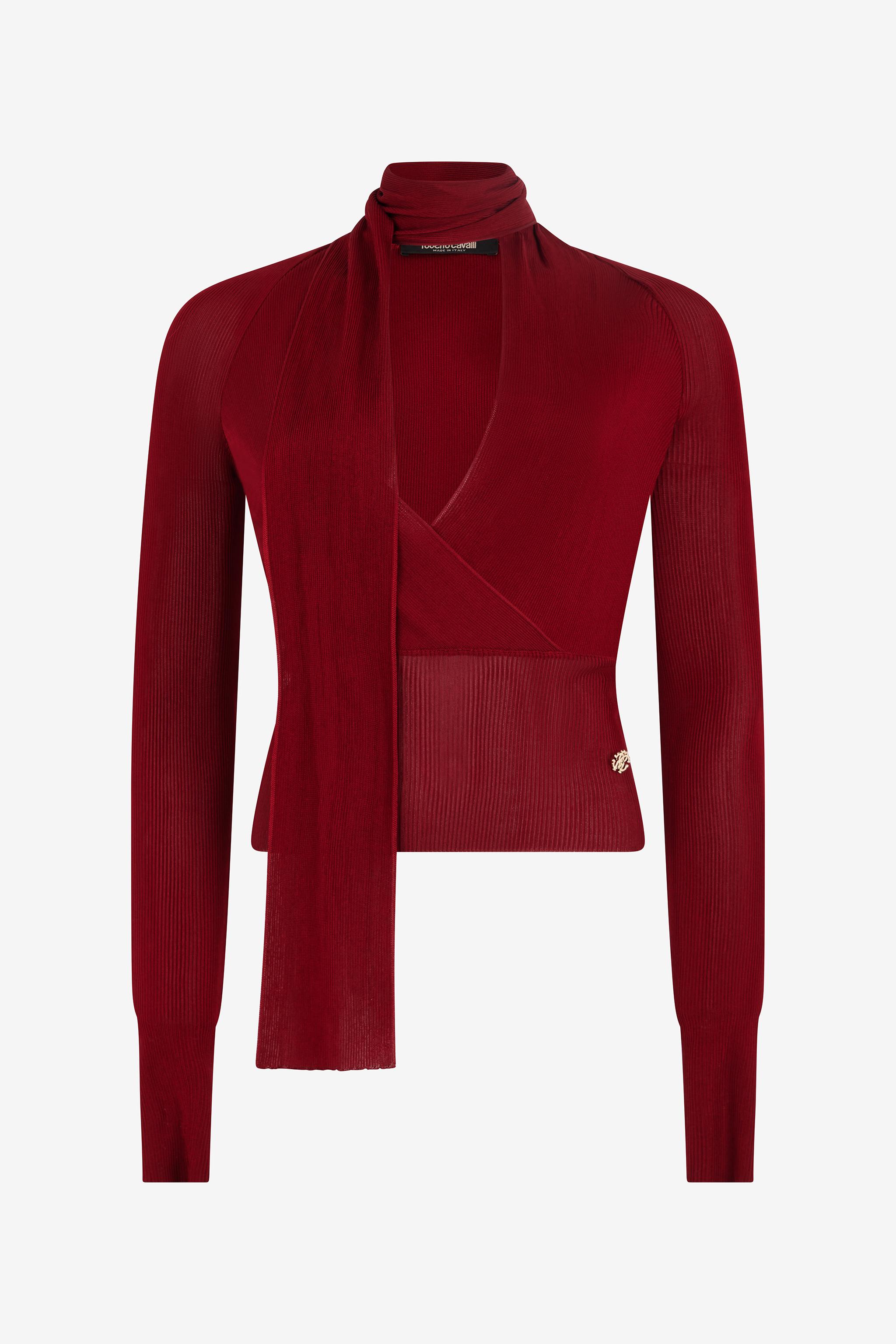 Top a manica lunga Roberto Cavalli da donna Sconto online fino