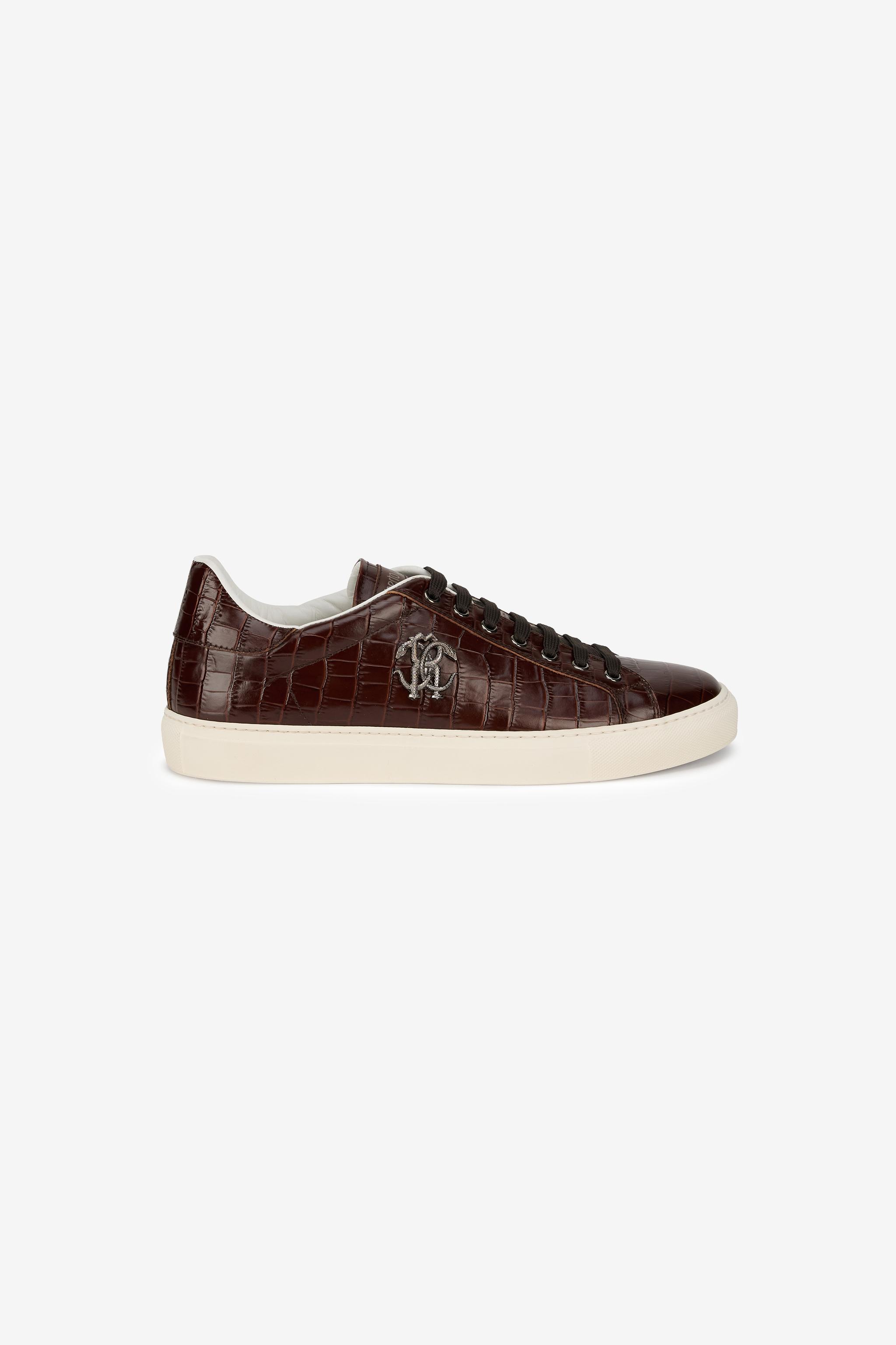 ROBERTO CAVALLI Brown Lace Up Sneaker Shoes  Mens Size EU 41  US 8.5 Roberto Cavalli Shoes for Men | The RealReal main image 3