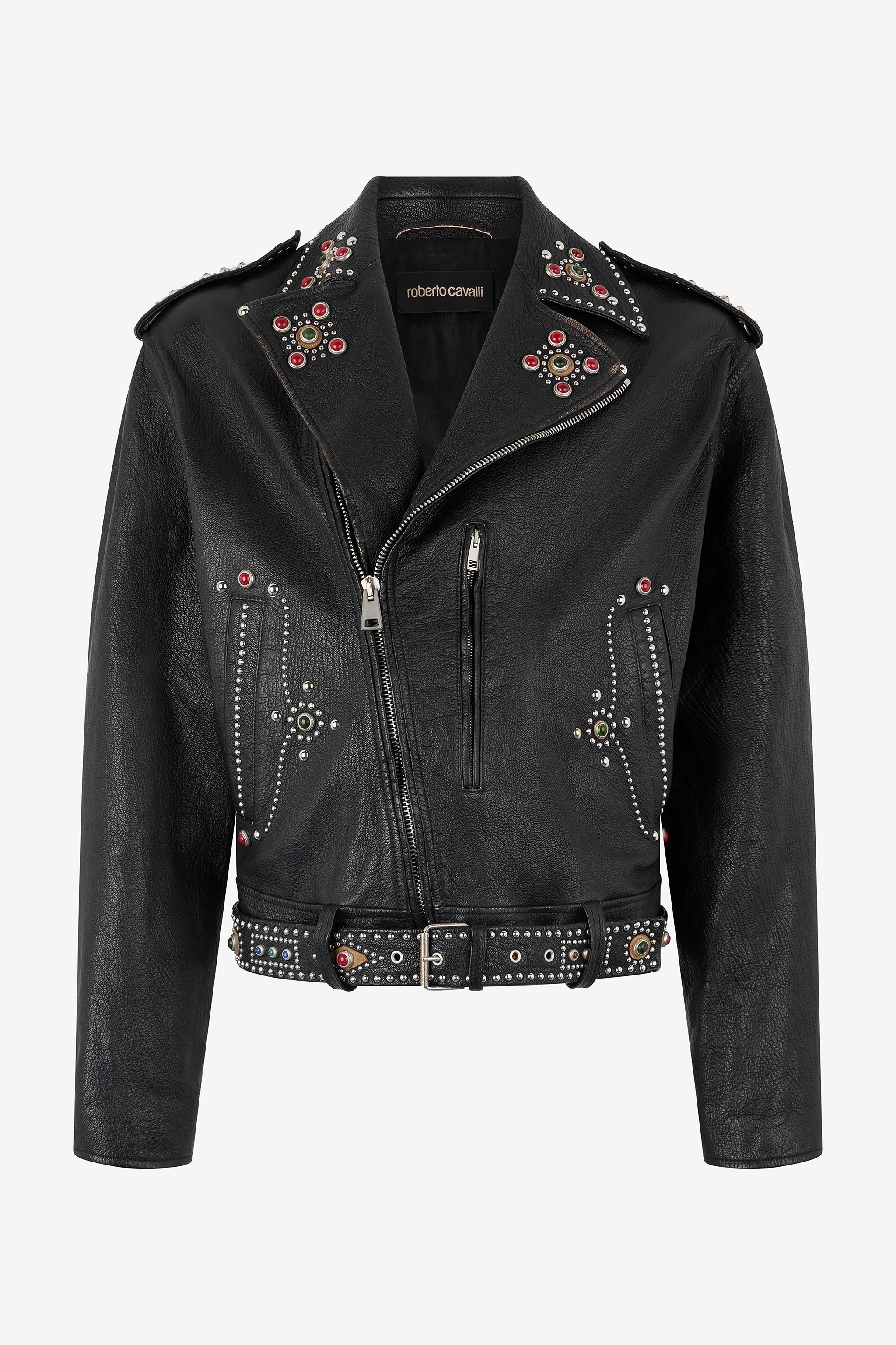 Roberto Cavalli Leather jackets for Men | Online Sale up to